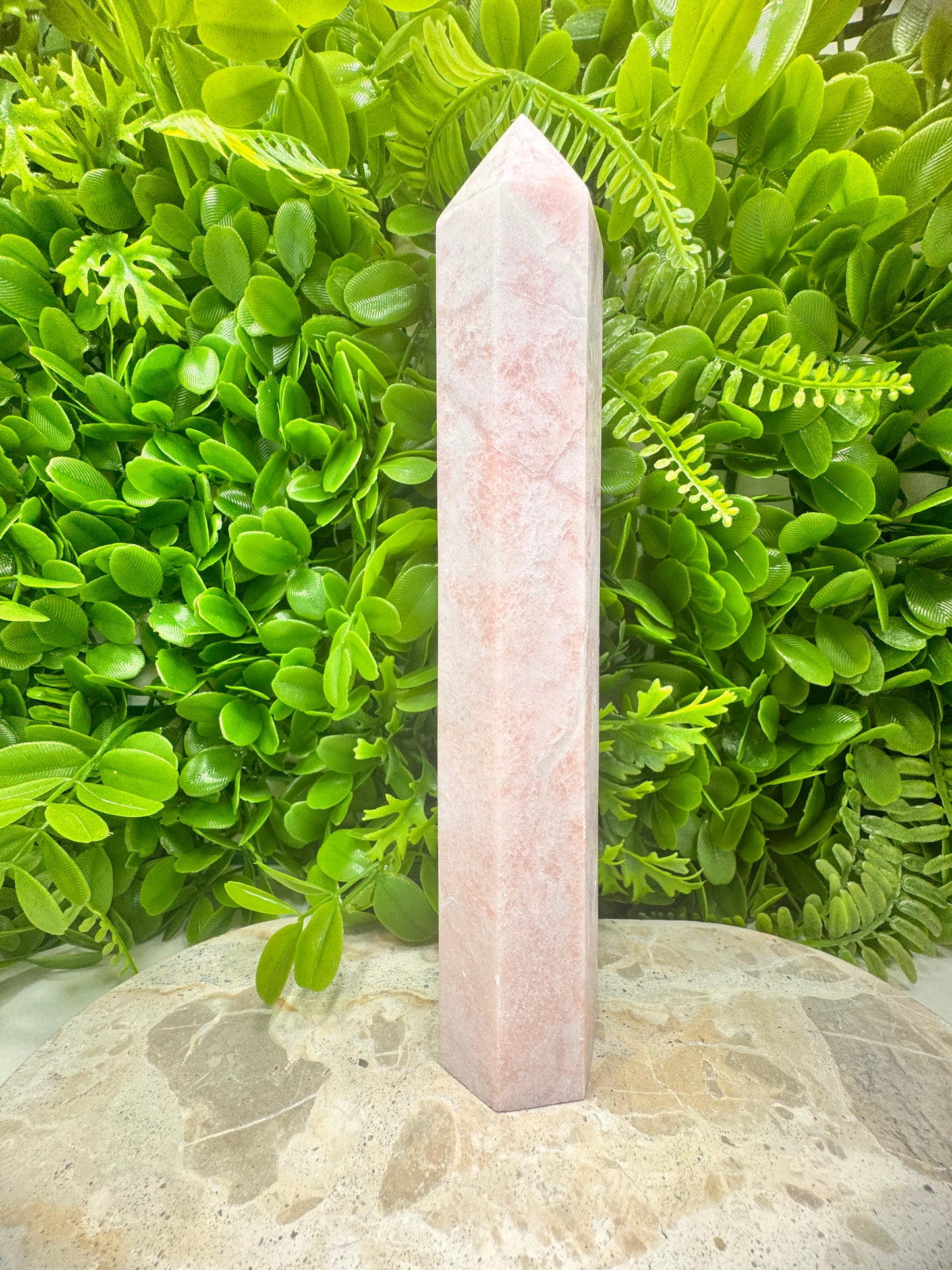 Pink Opal Tower 743g