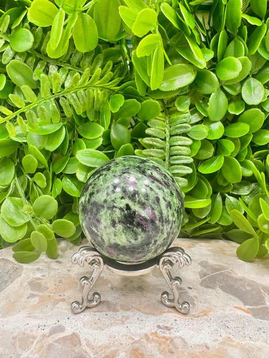 Ruby Zoisite Sphere 466g