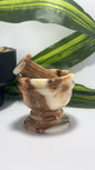 Mortar & Pestle Brown Banded Onyx 461g