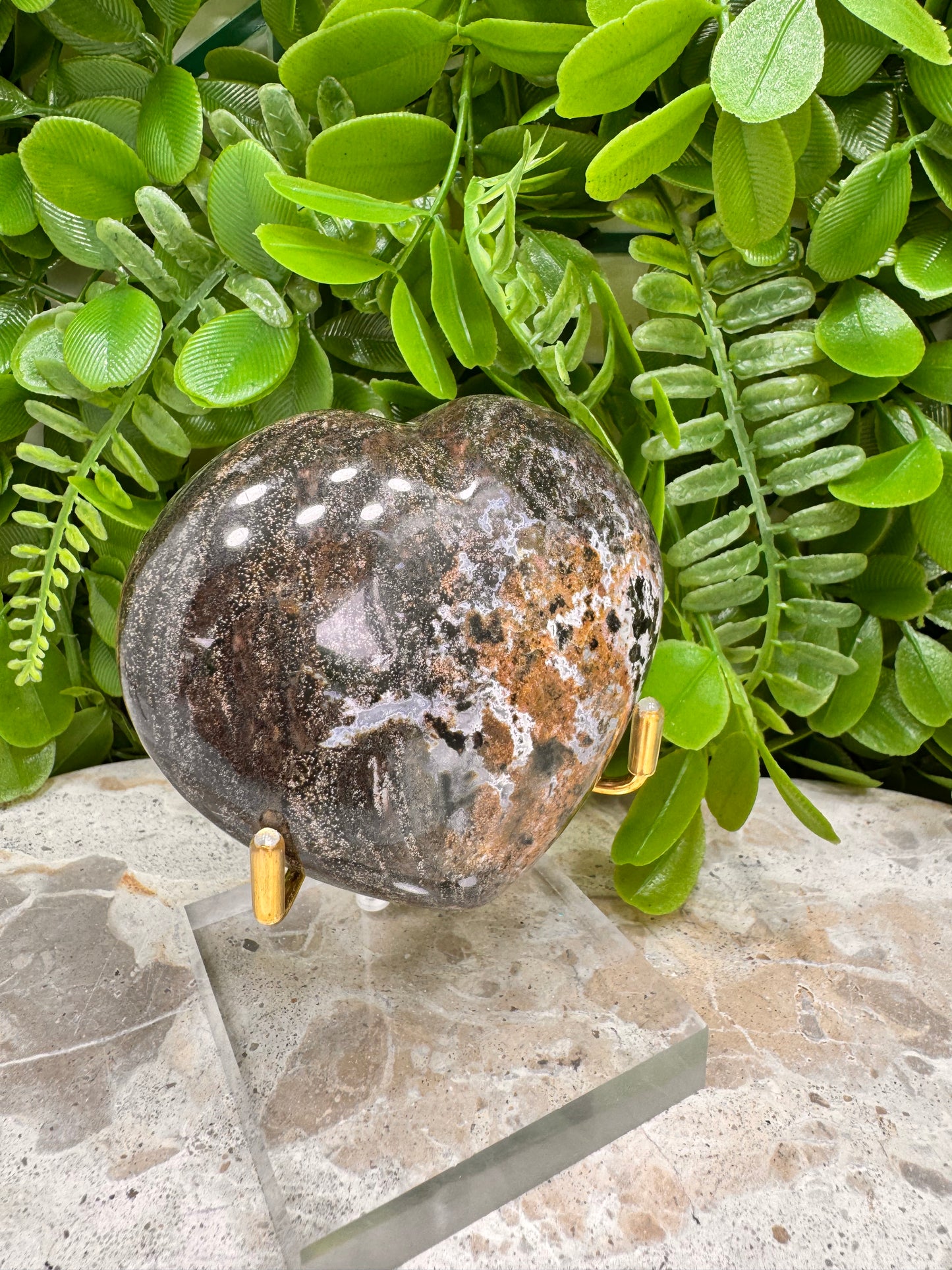 Ocean Jasper Heart 250g