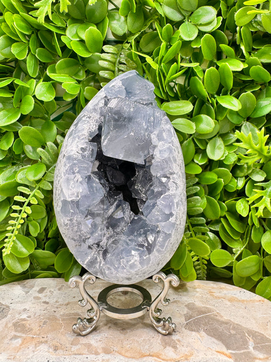 Blue Celestite Egg 2178g