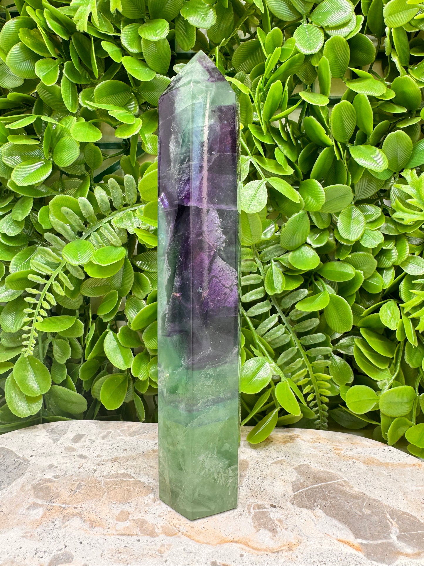 Fluorite Tower 554g