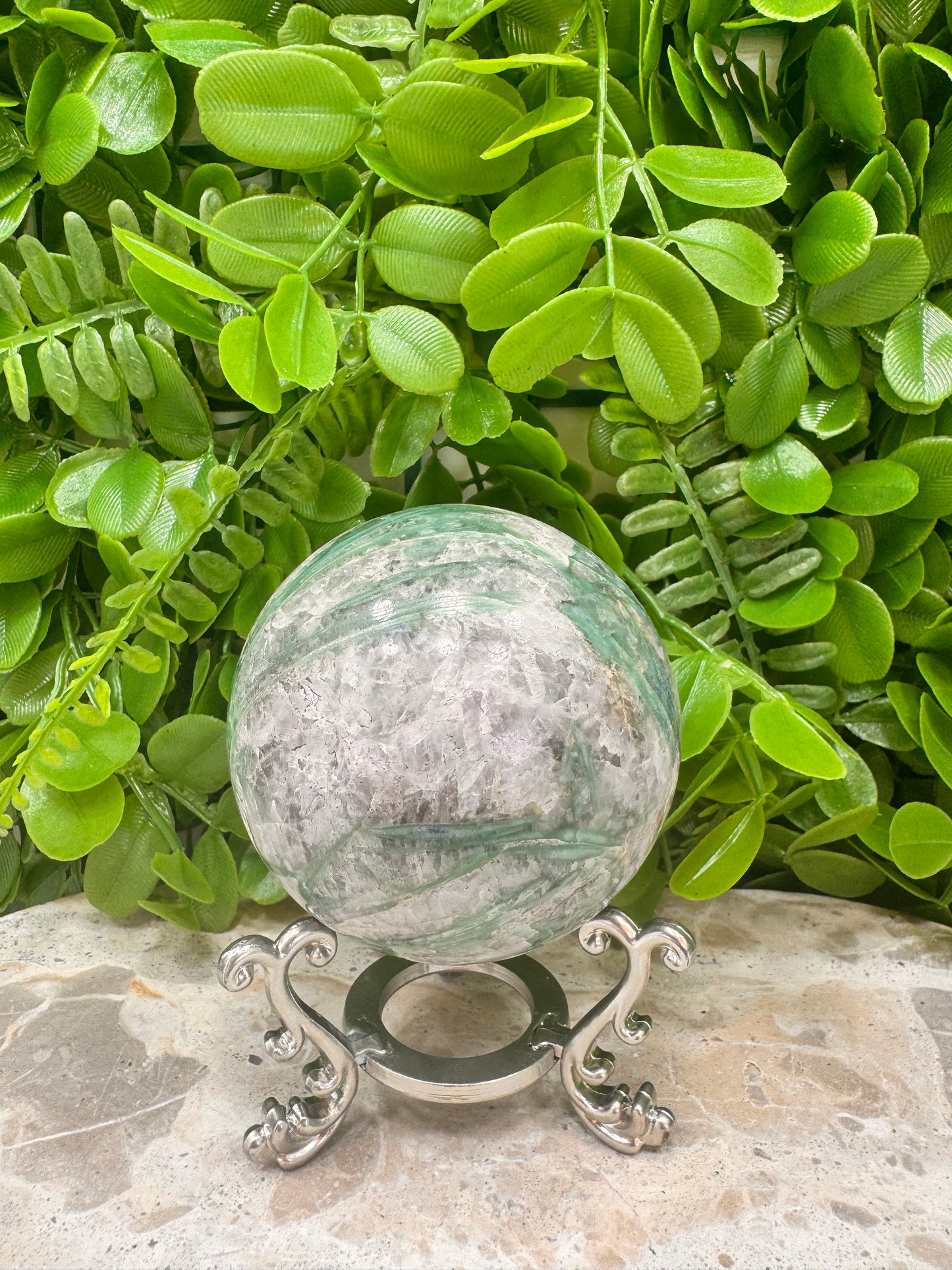 Blue / Green Kyanite Sphere 556g