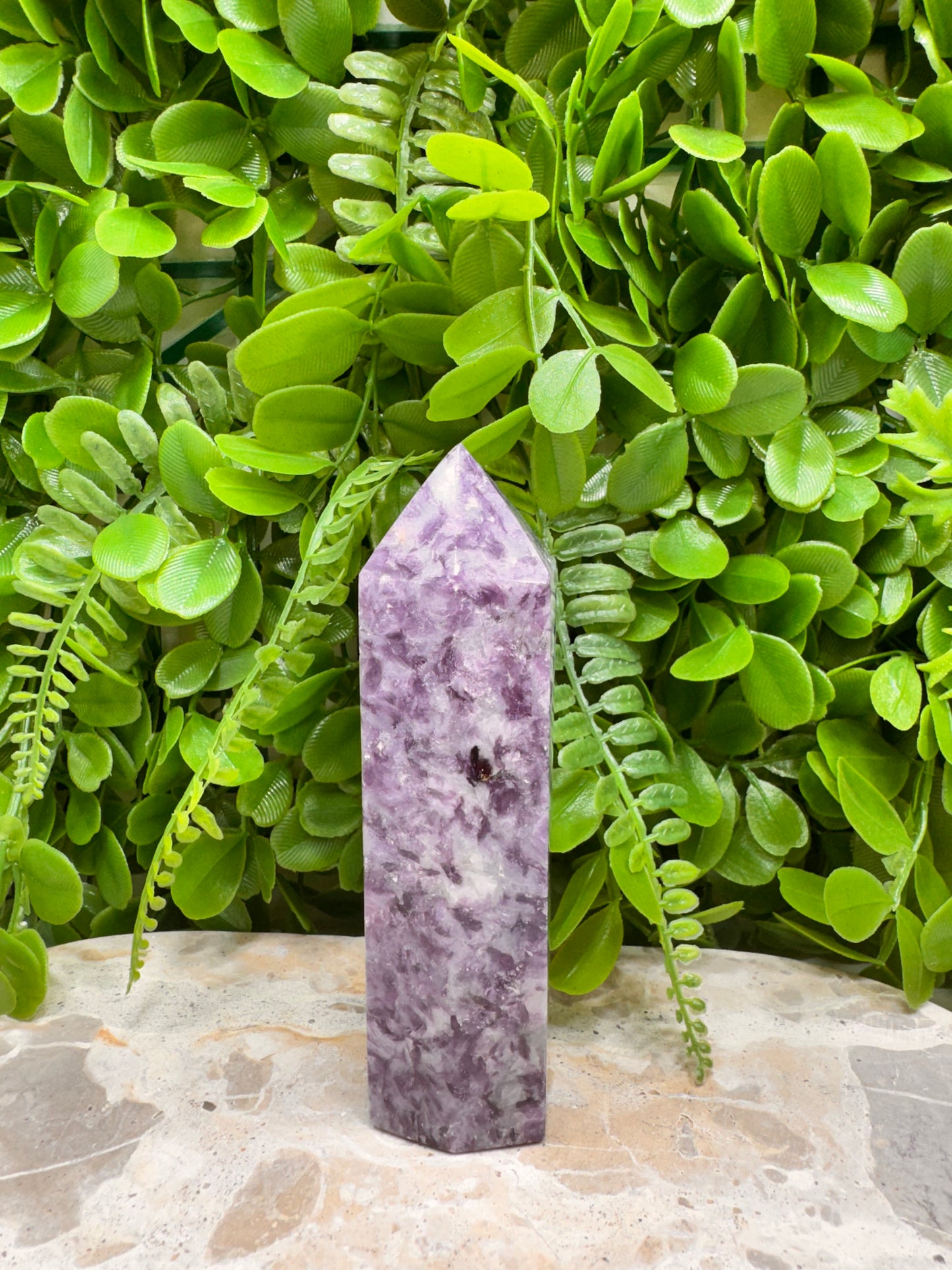Lepidolite Tower 306g