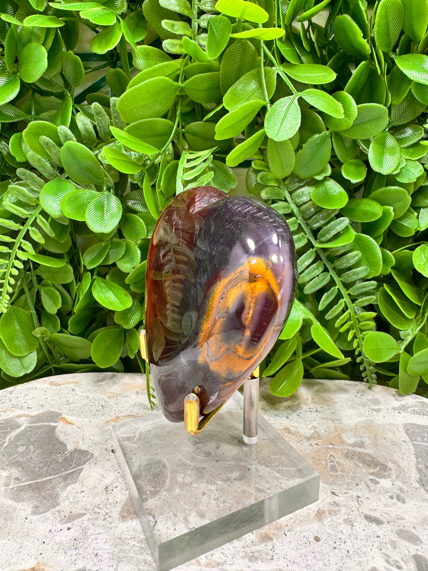 Mookite Jasper Heart 316g