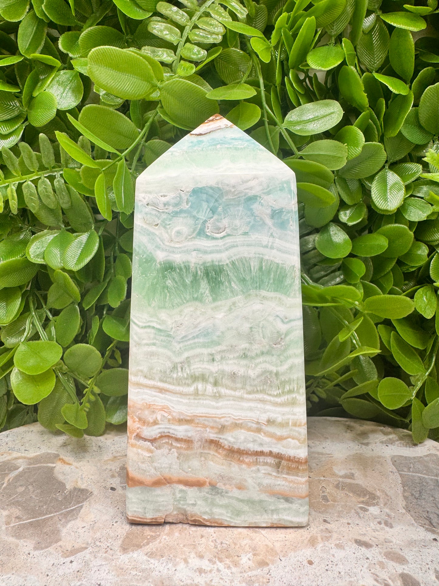 Aqua Caribbean Calcite Tower 1.6kg