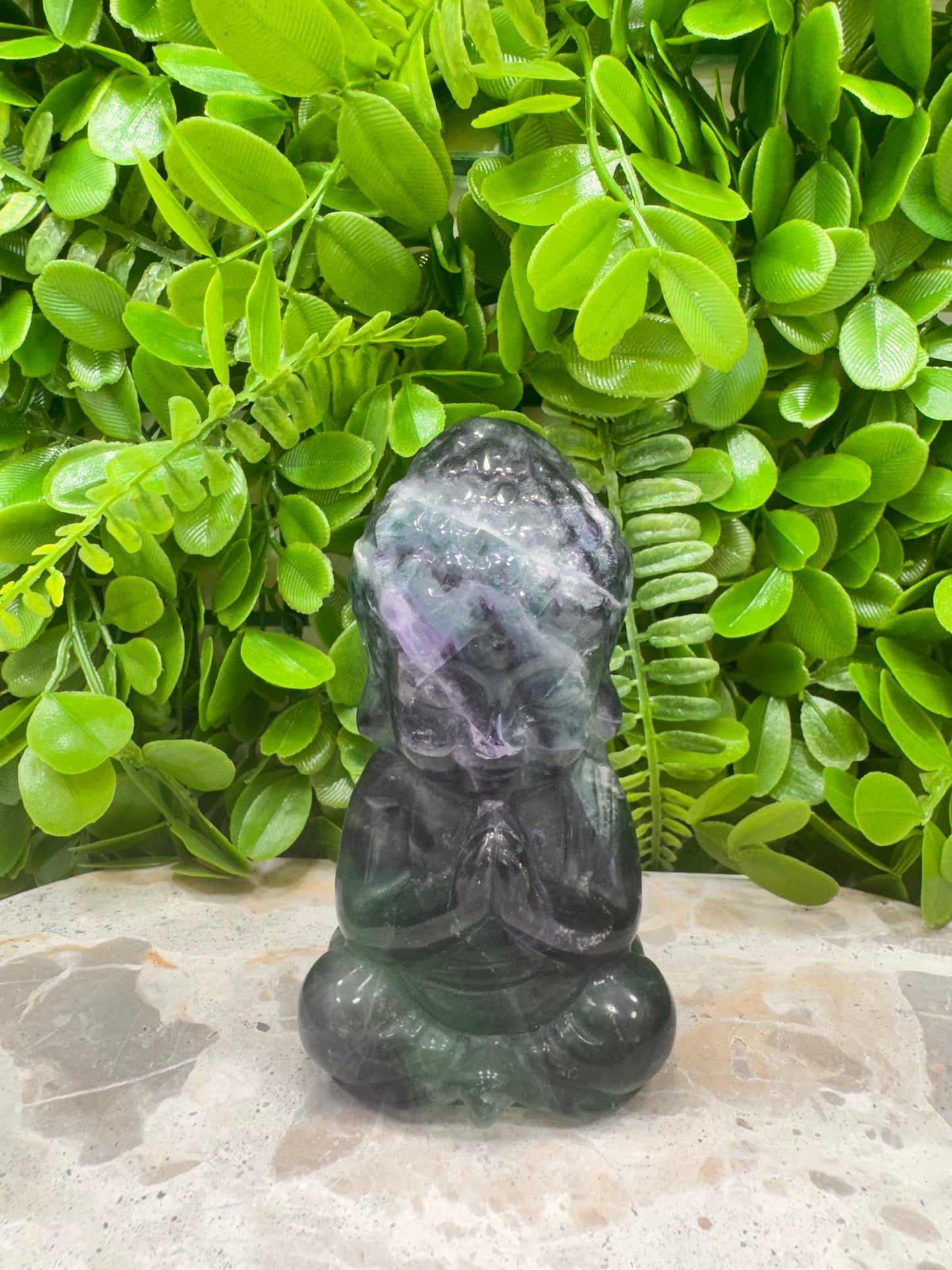 Fluorite Buddha 568g