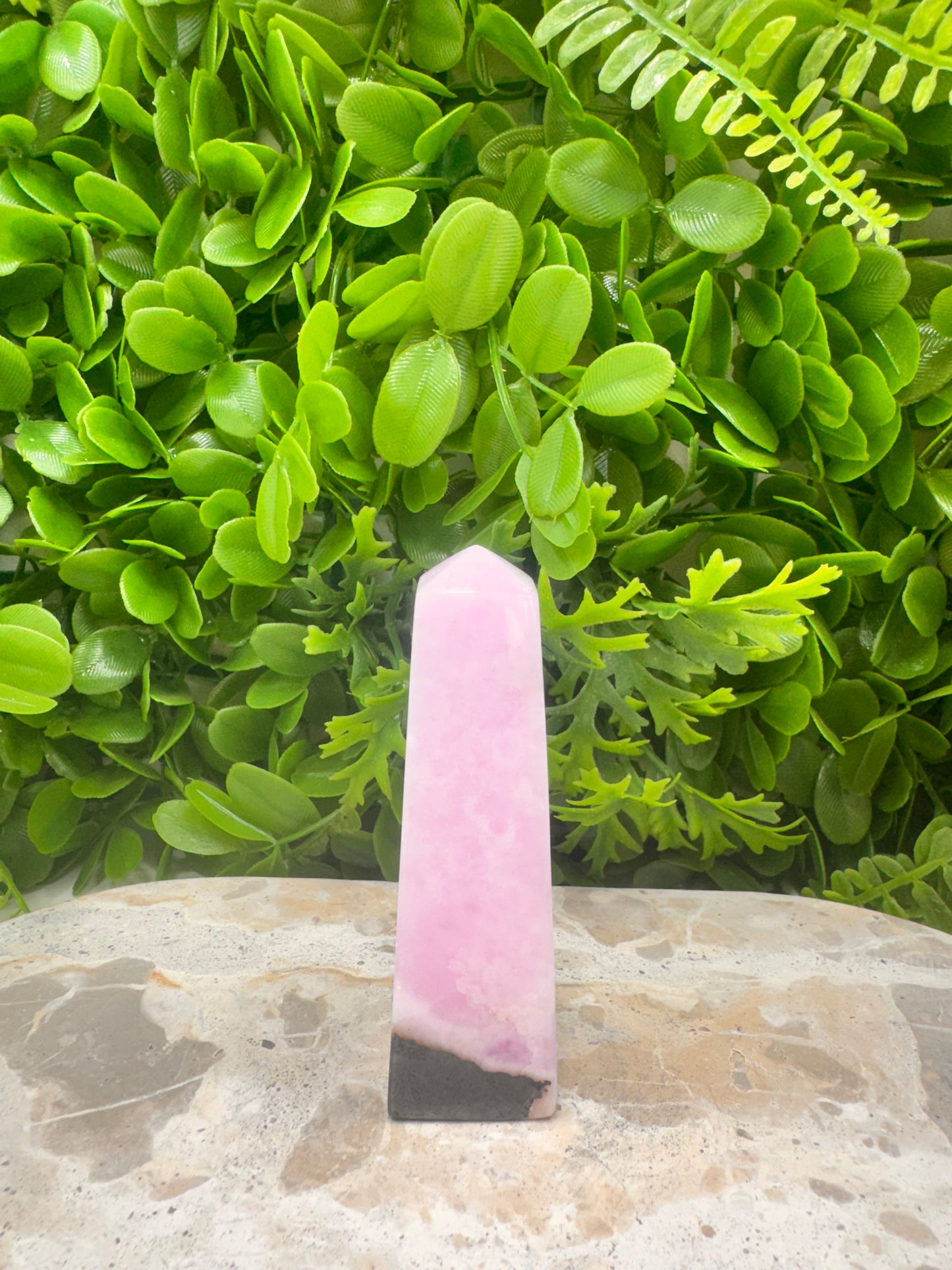 Pink Aragonite Point  150g