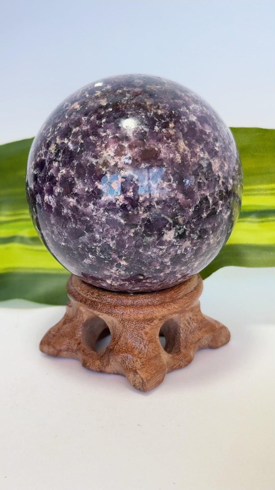 Purple Mica Sphere 294g