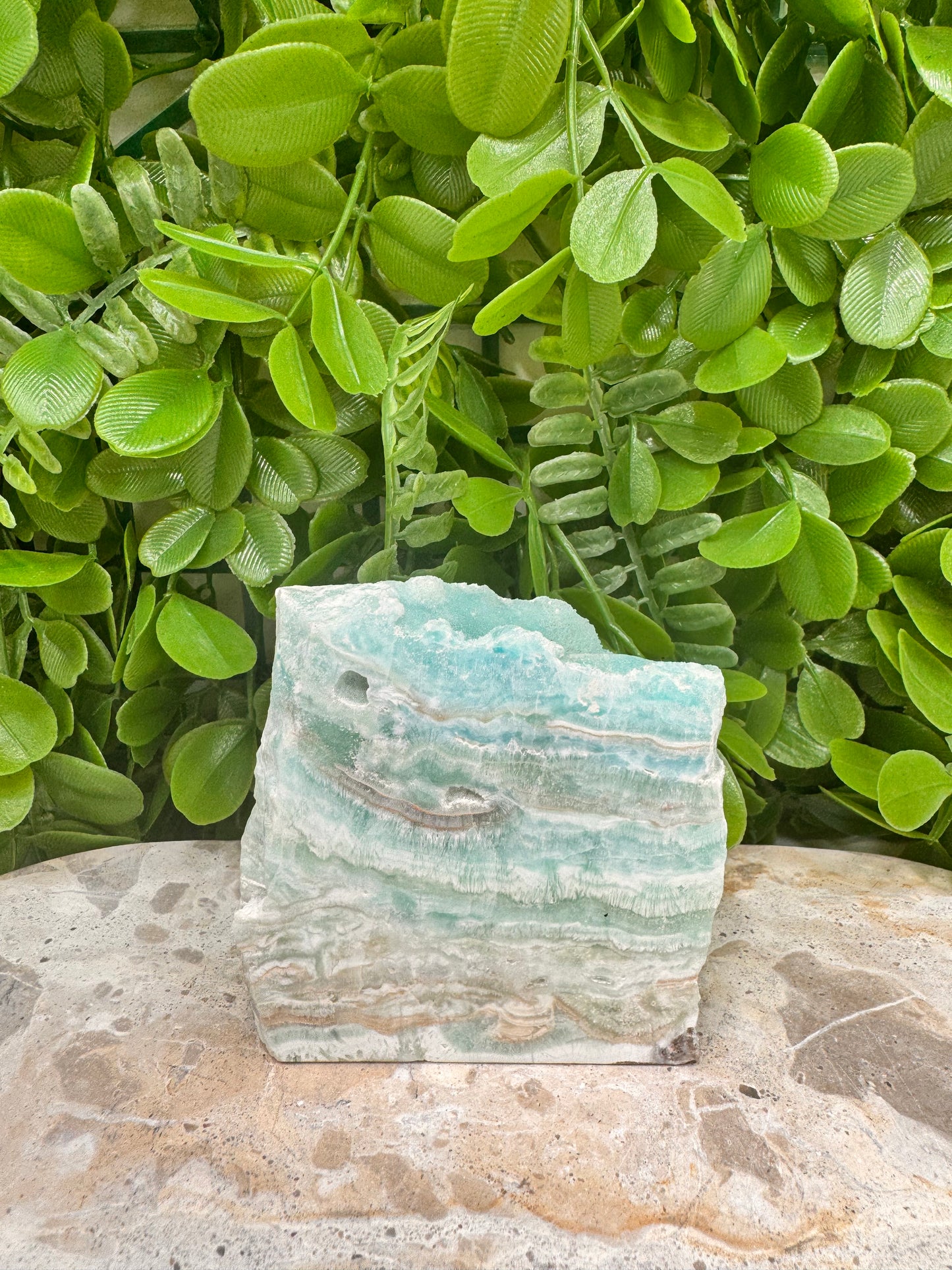 Blue Aragonite Slab 254g
