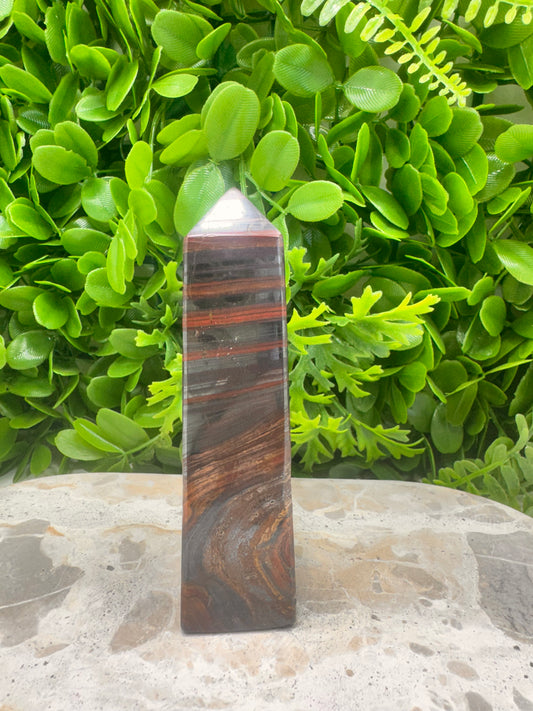 Tigers Eye/Tiger Iron Tower 338g