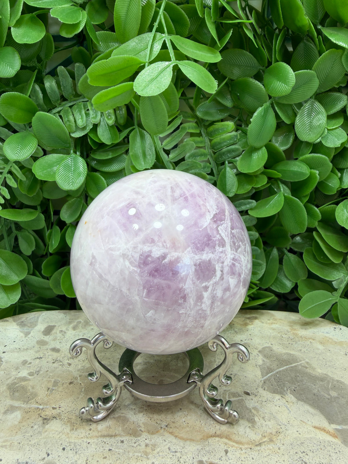 Kunzite Sphere 680g| Love • Peace • Compassion