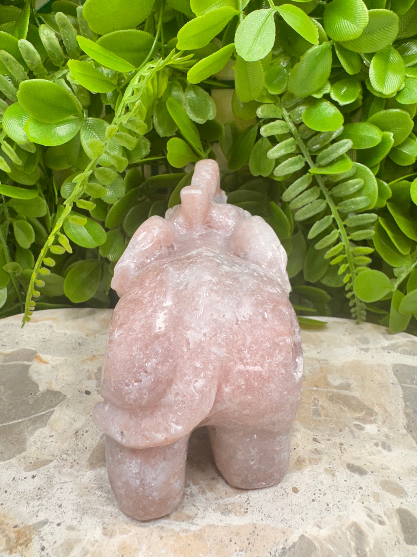 Pink Amethyst Elephant 554g
