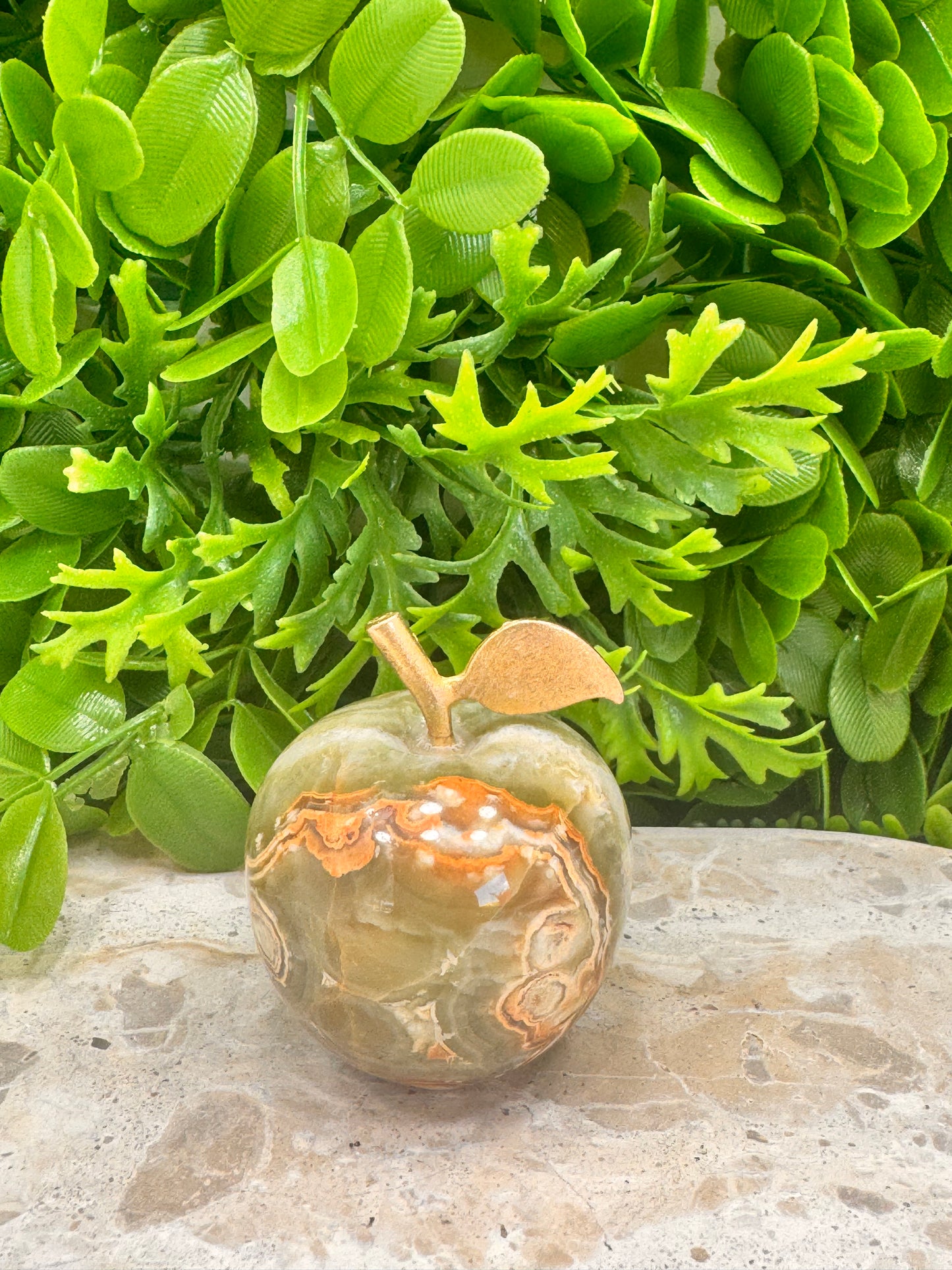 Green Banded Onyx Apple 206g