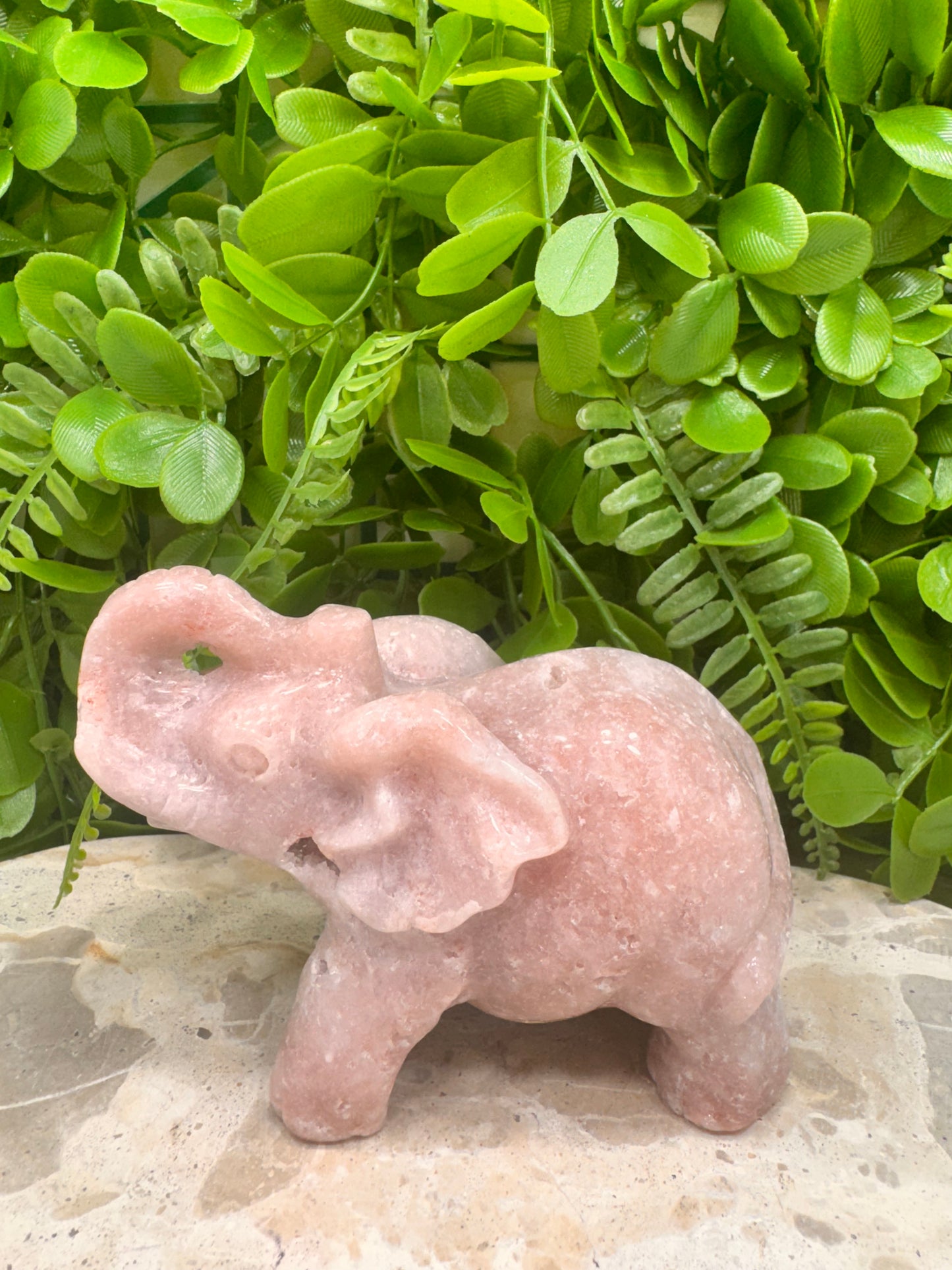 Pink Amethyst Elephant 554g