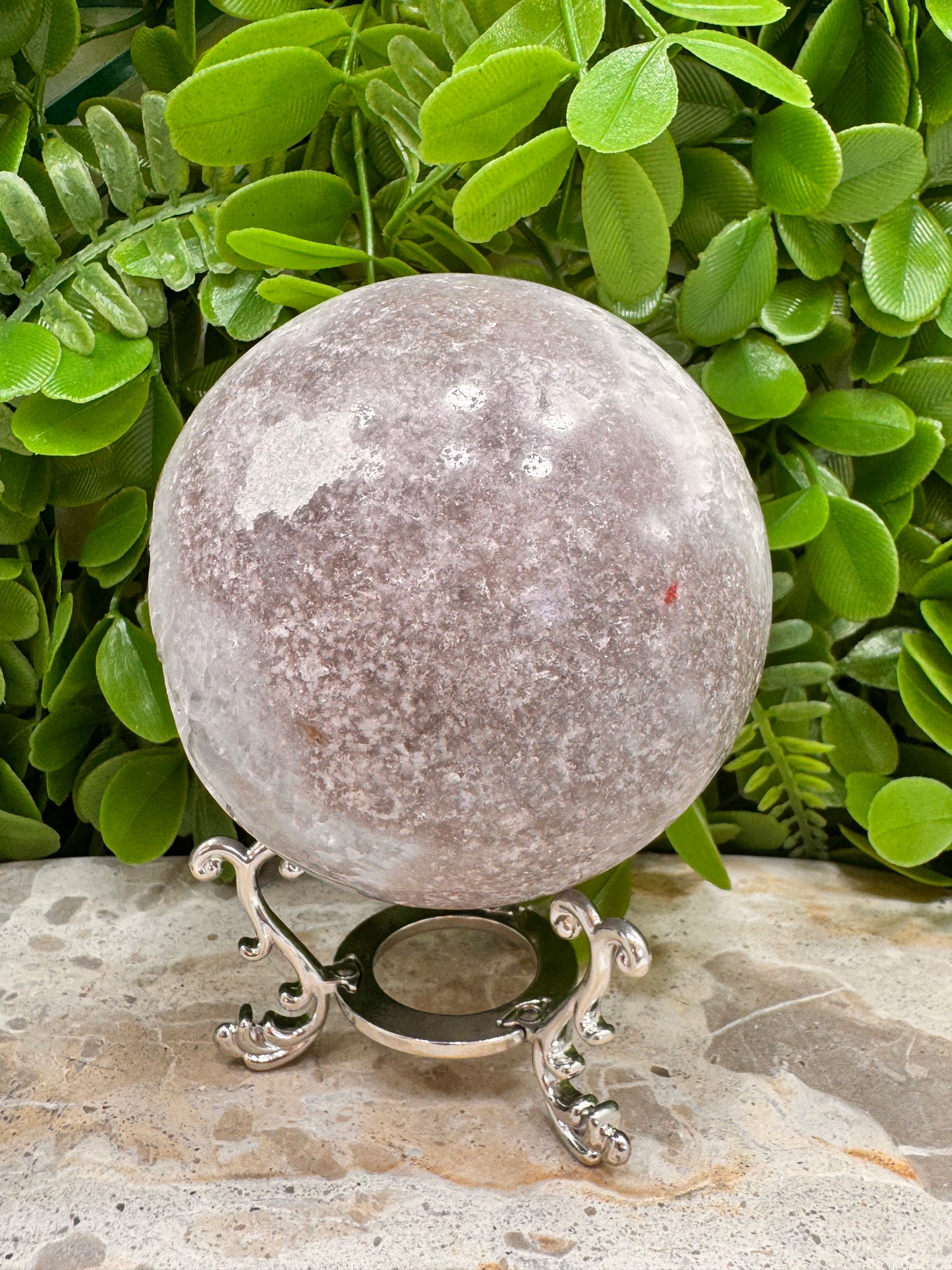 Druzy Pink Amethyst Sphere 862g