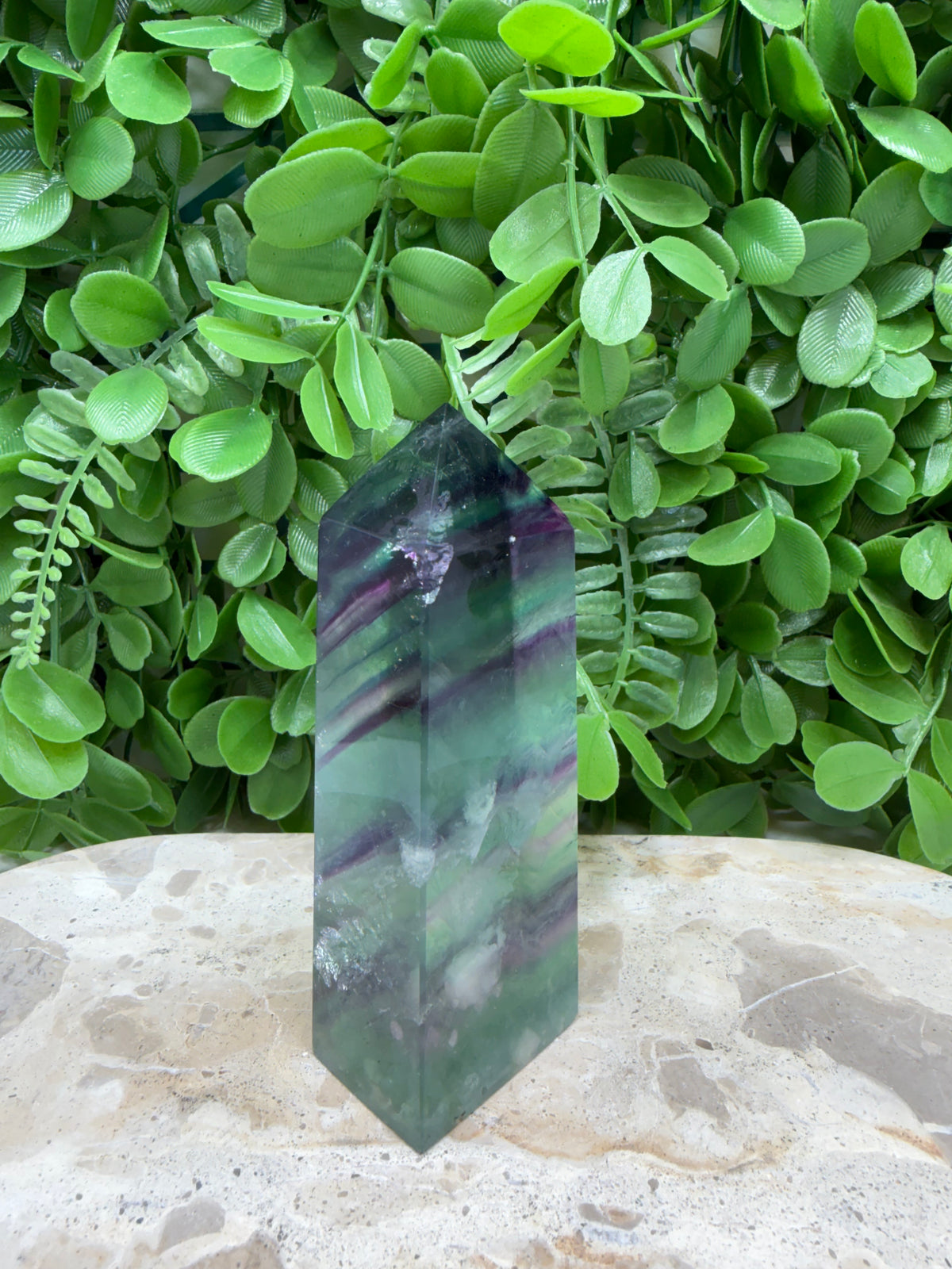 Fluorite Tower 310g | Clarity • Focus • Balance