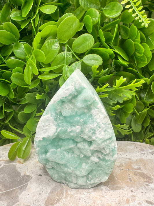 Hemimorphite Teardrop Freeform 414g