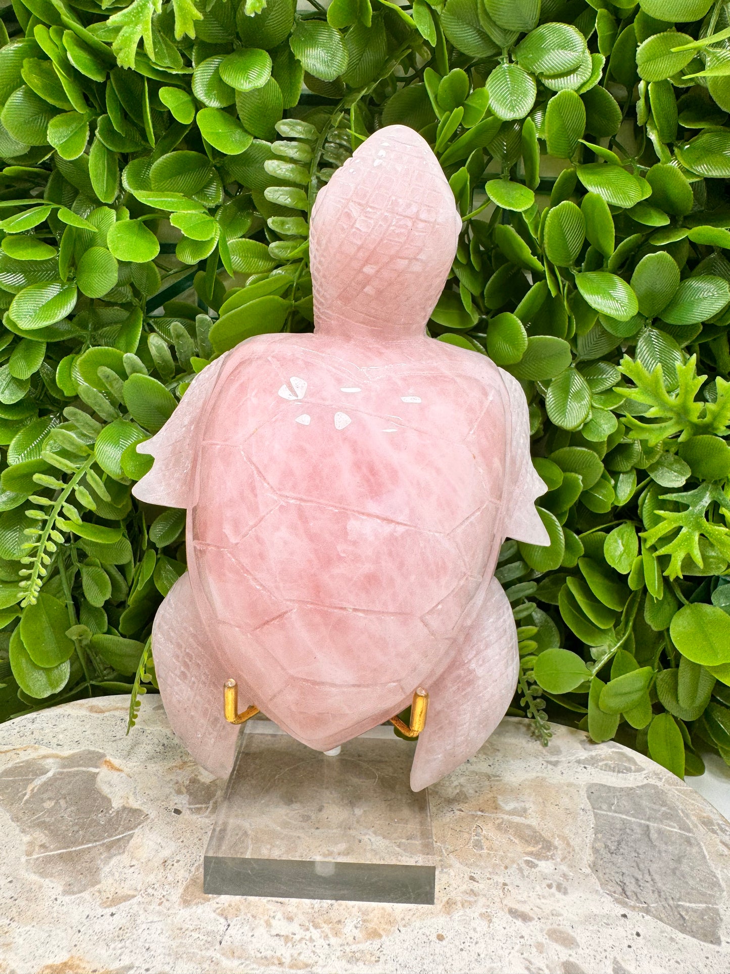 Rose Quartz Turtle 1016G