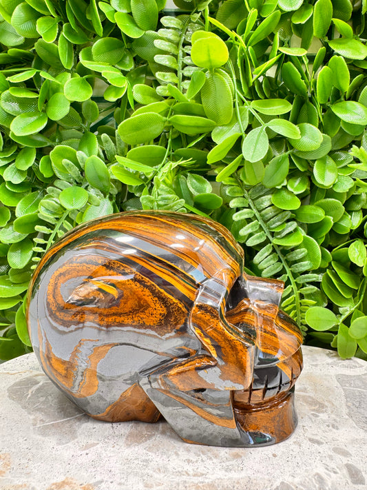 Tiger Ore Skull 2134g