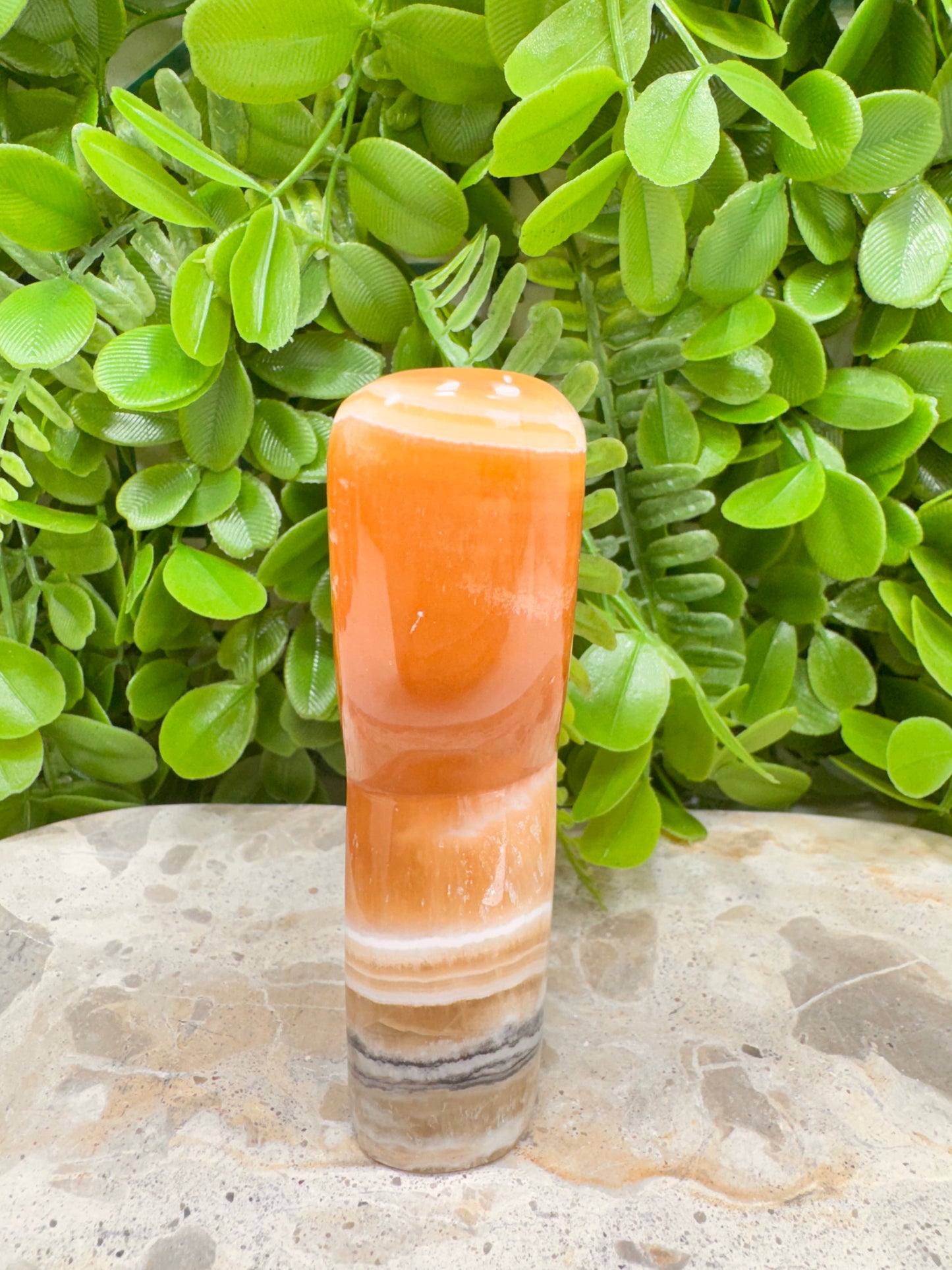 Banded Honey Calcite Freeform 482g