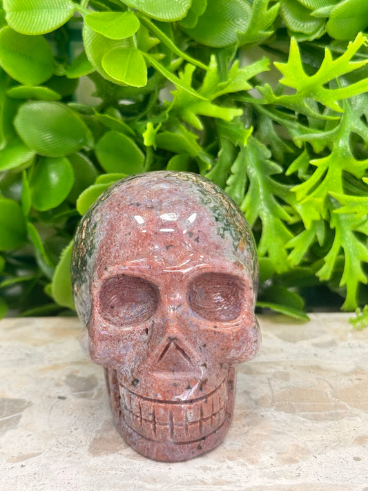 Ocean Jasper Skull 352g