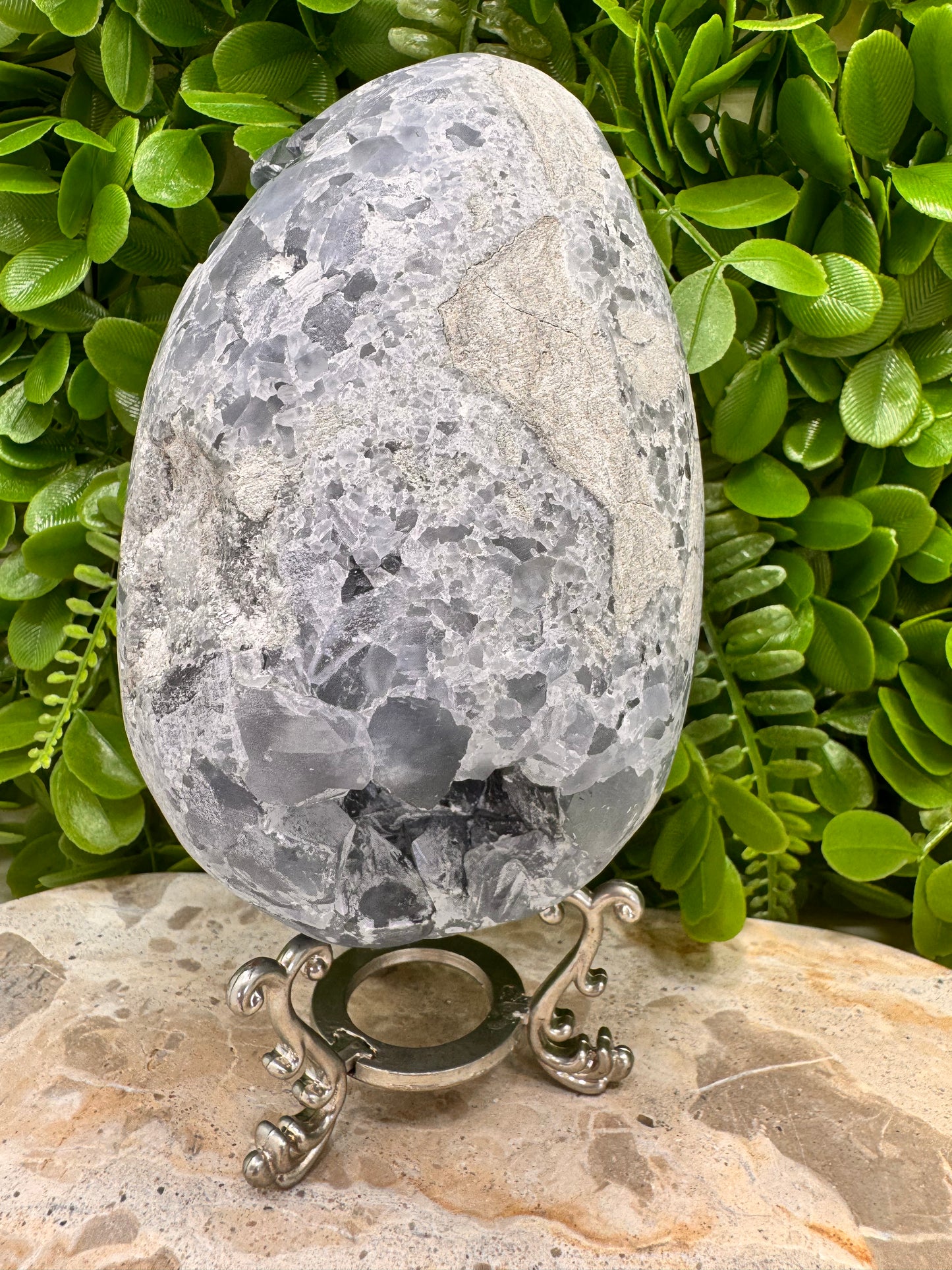 Blue Celestite Egg 2178g