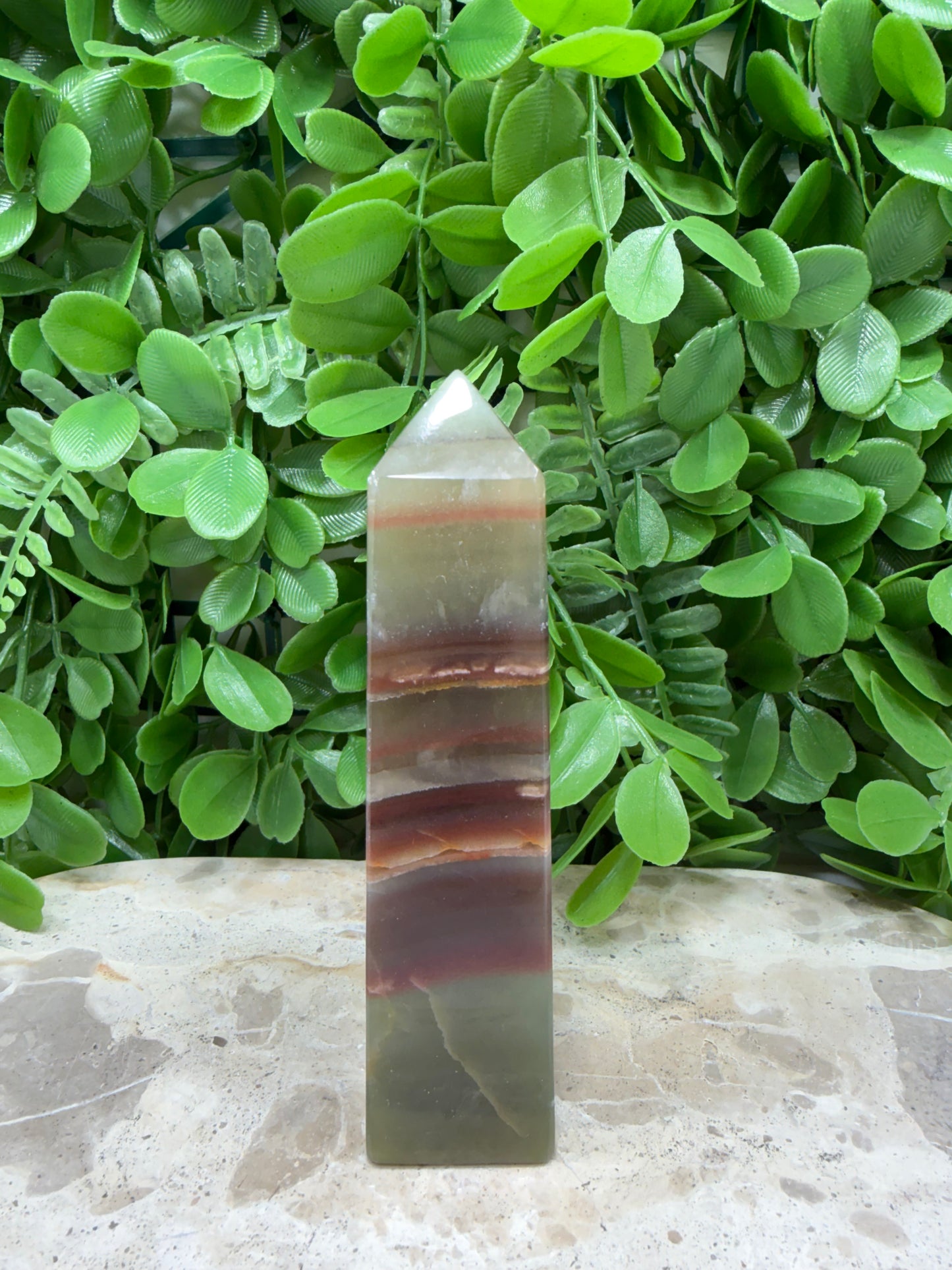 Green Banded Tower 242g