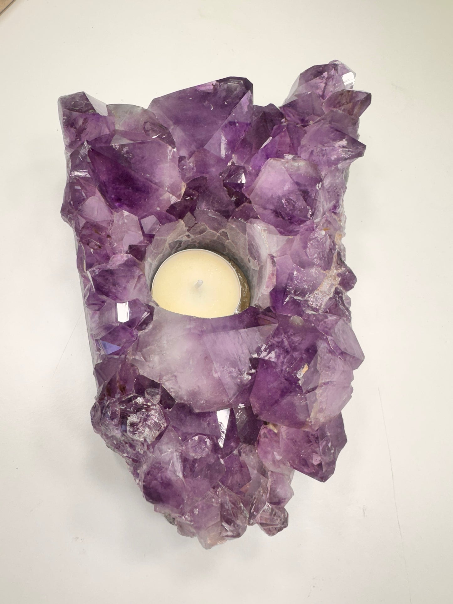 Amethyst Tealight  Holder 1510g