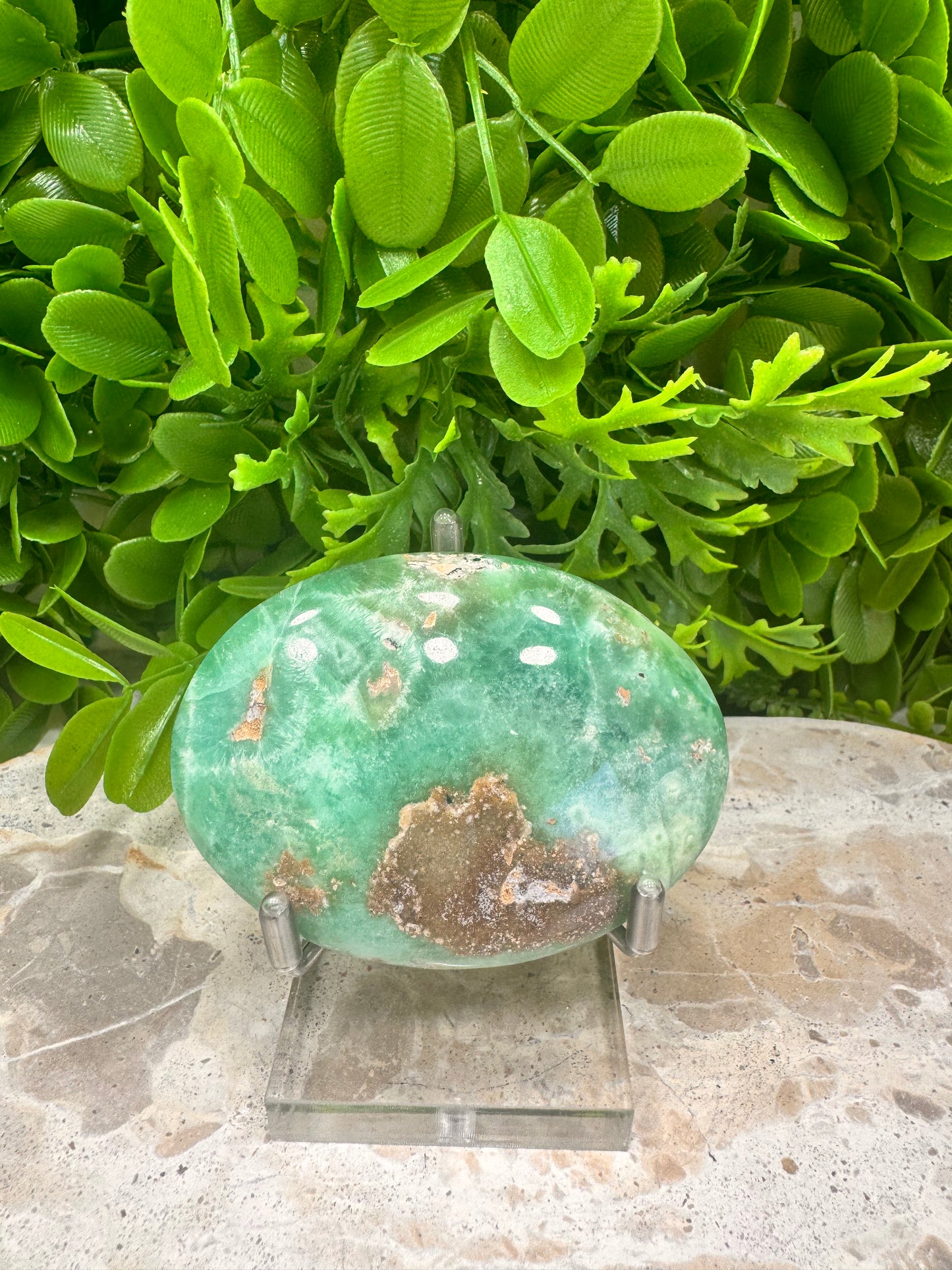 Smithsonite Palm Stone 124g