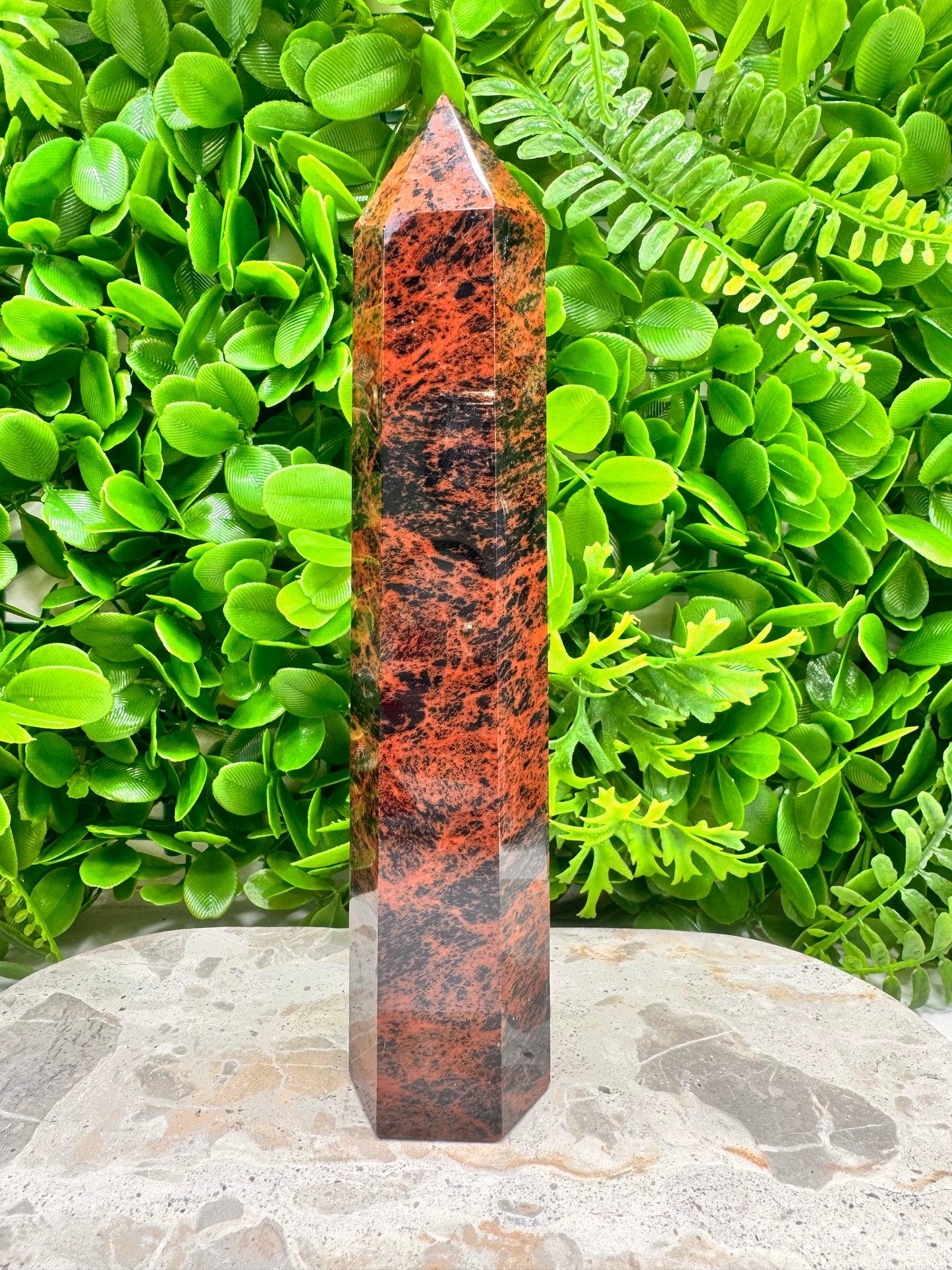 Mahogany Obsidian Tower 534g