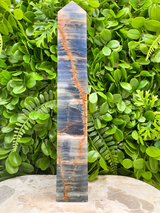 Blue Banded Onyx Tower 760g