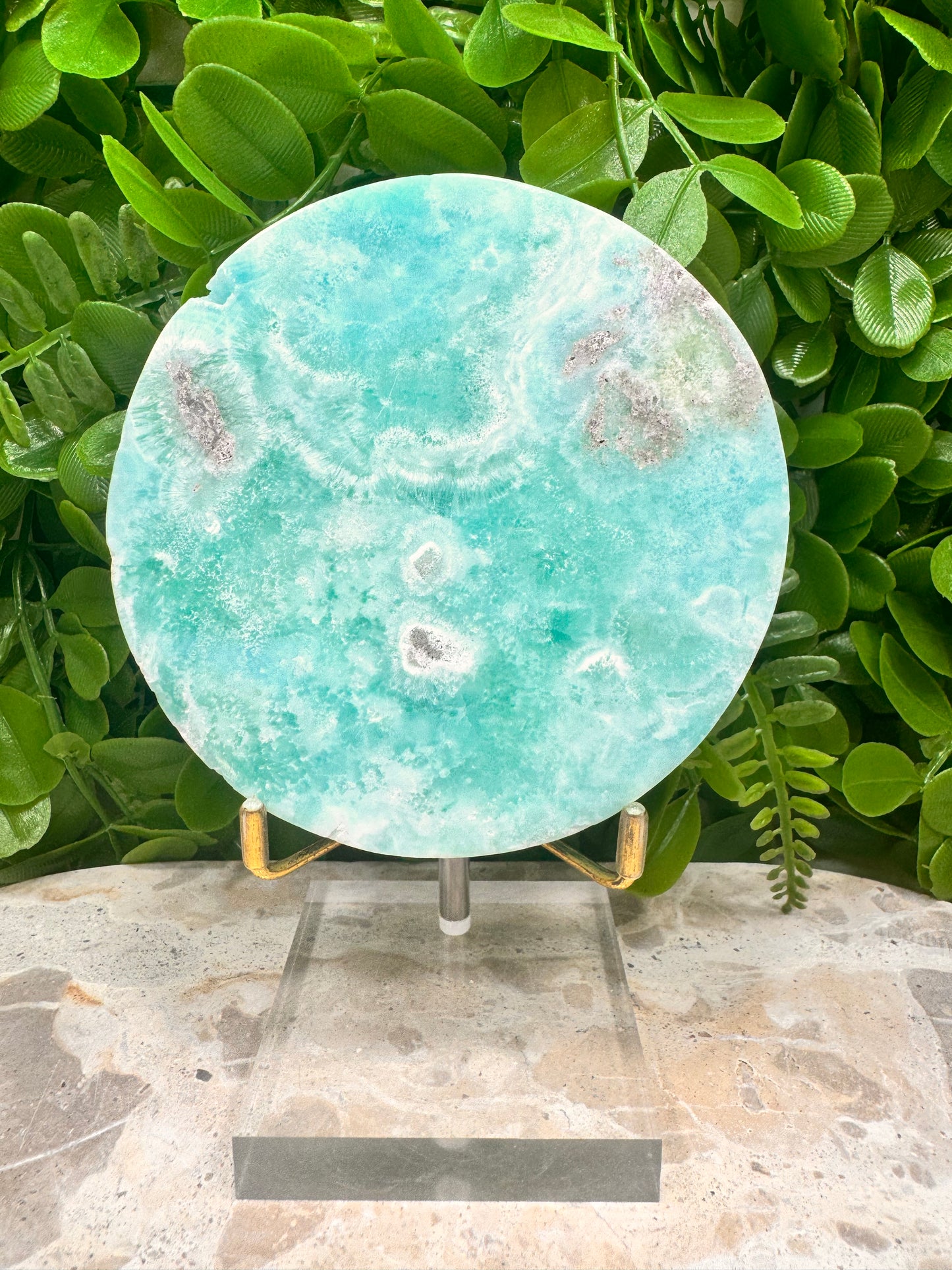 Aragonite/Smithsonite Disc 438g