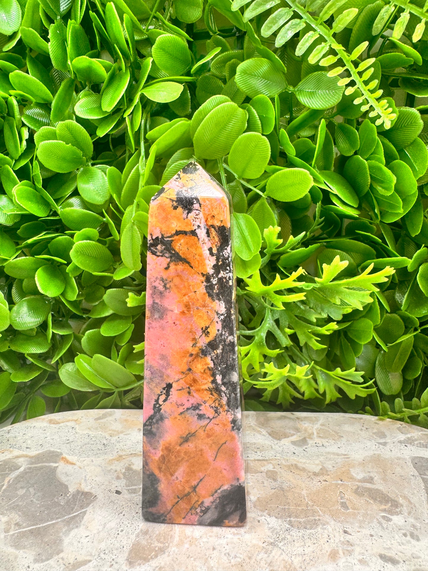 Rhodonite Tower 490g