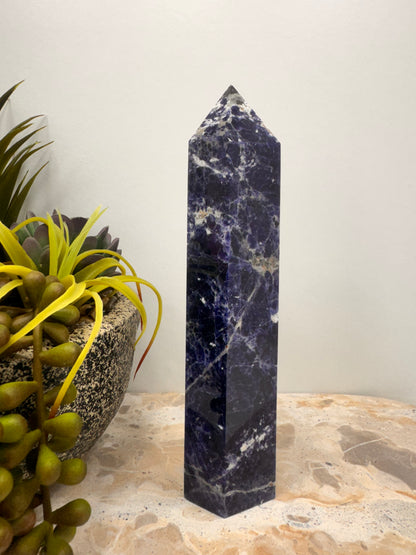 Sodalite Tower 412g