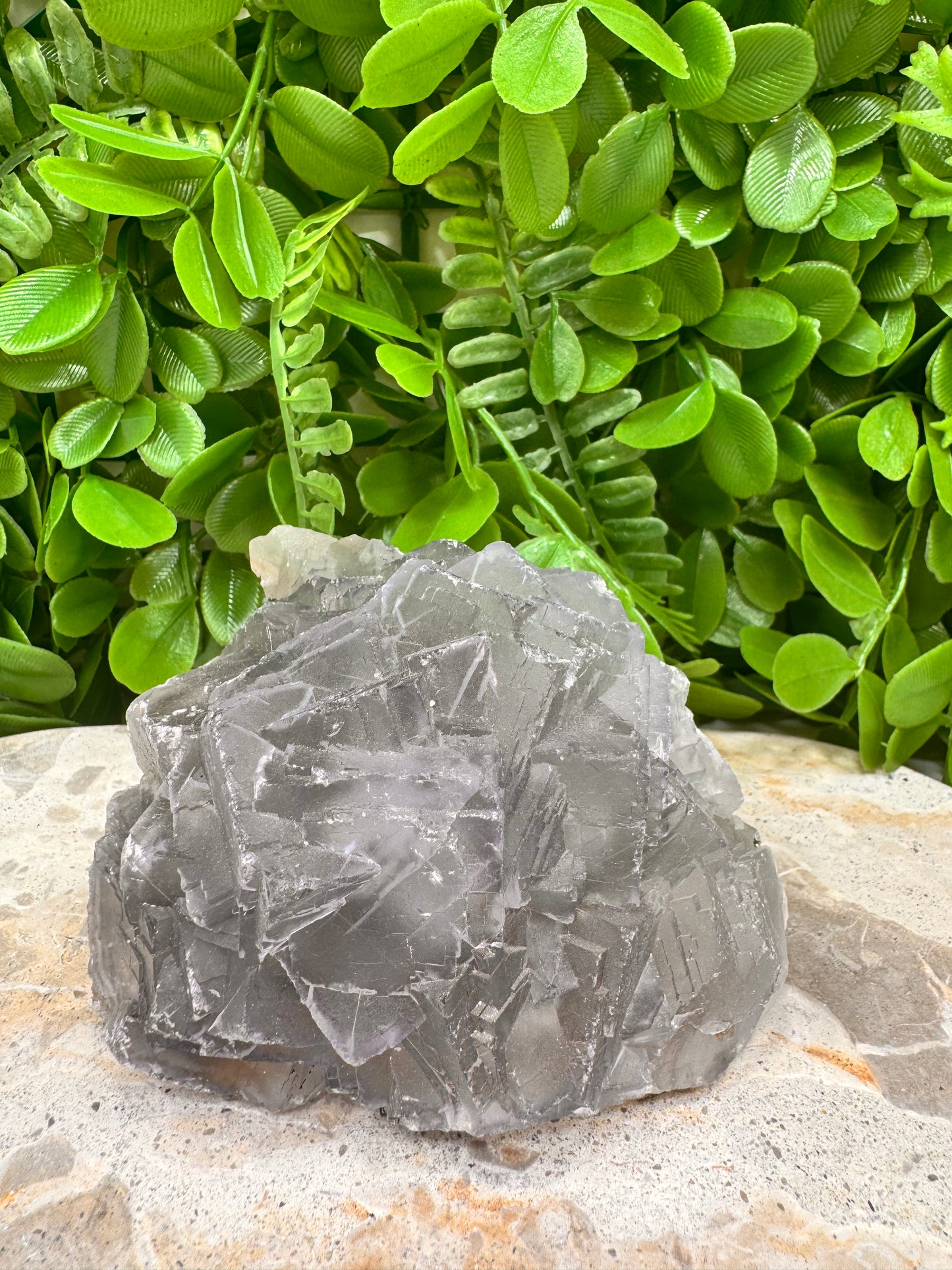 Blue Cubed Fluorite Specimen 748g