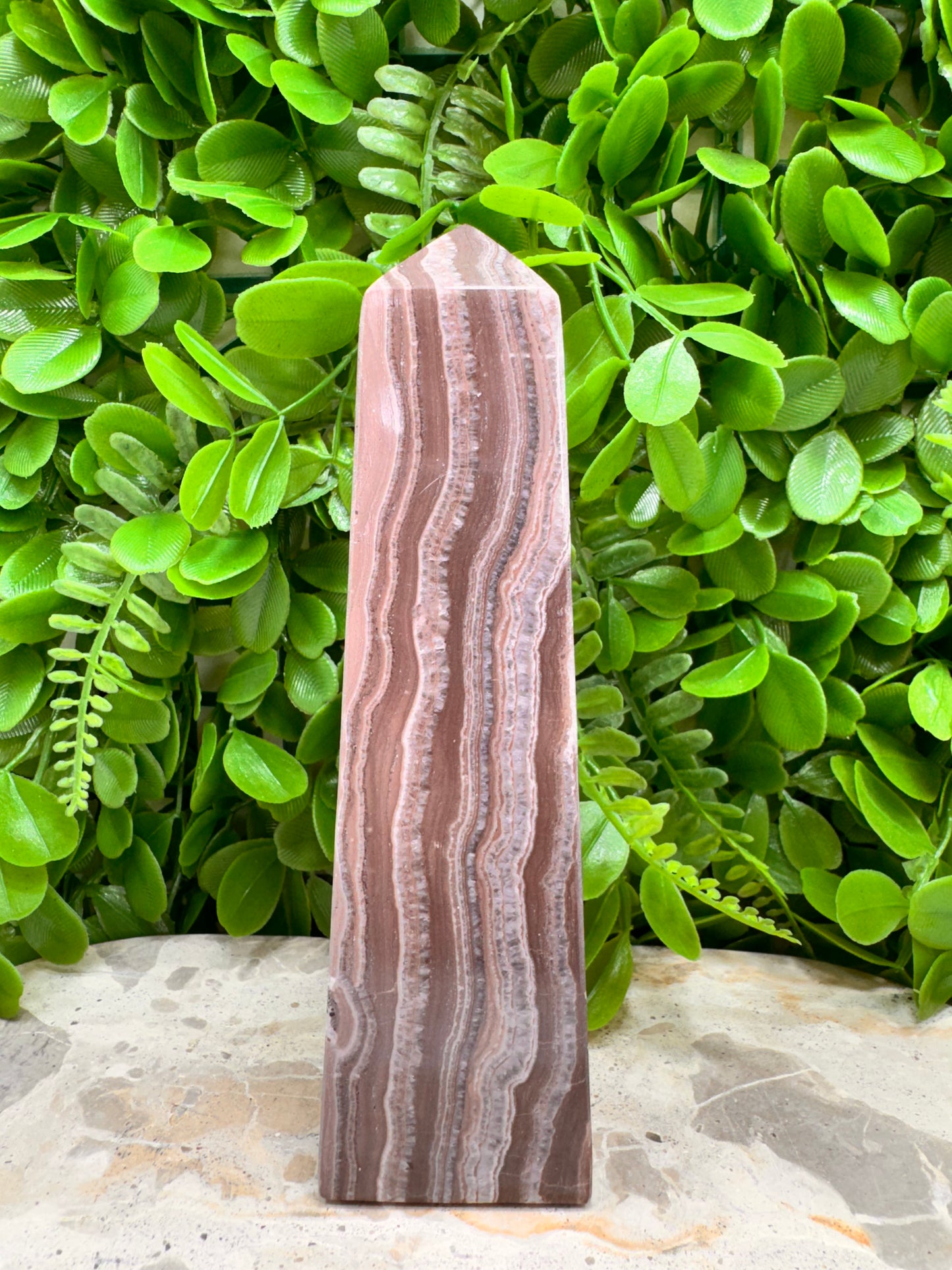 Chocolate Aragonite Tower 616g