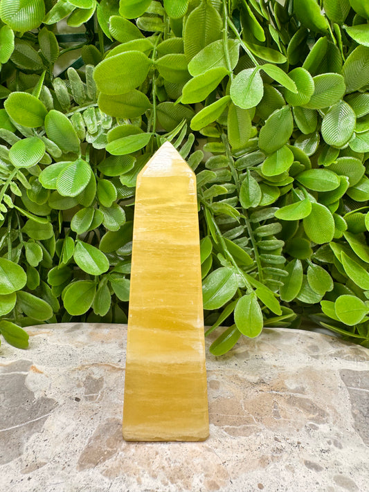 Lemon Calcite Point 254g