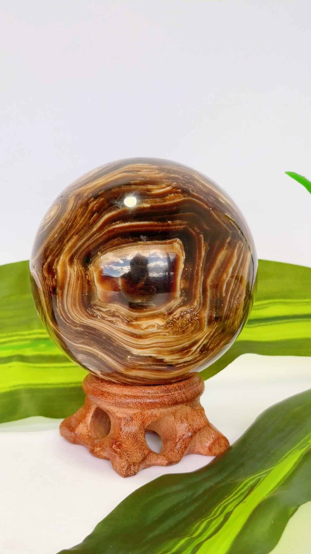 Chocolate Calcite Sphere 456g