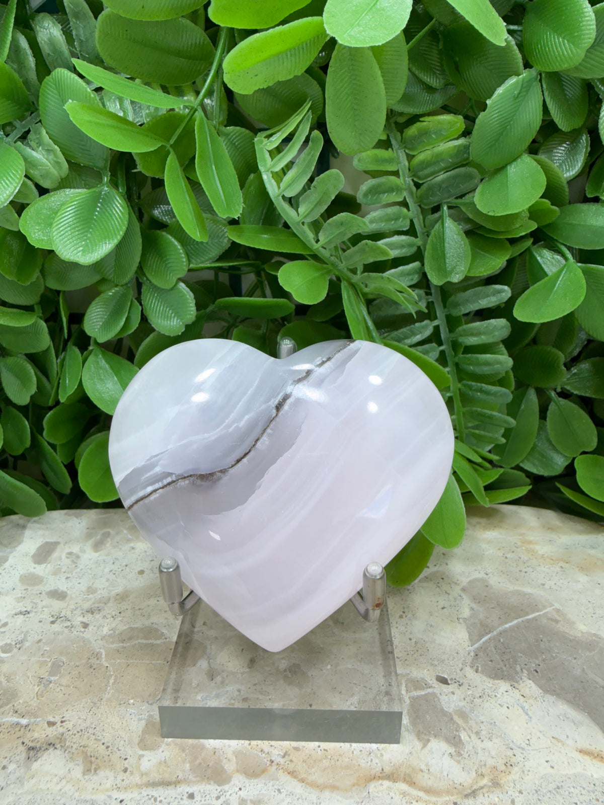 Smokey Pink Mangano UV Heart 156g