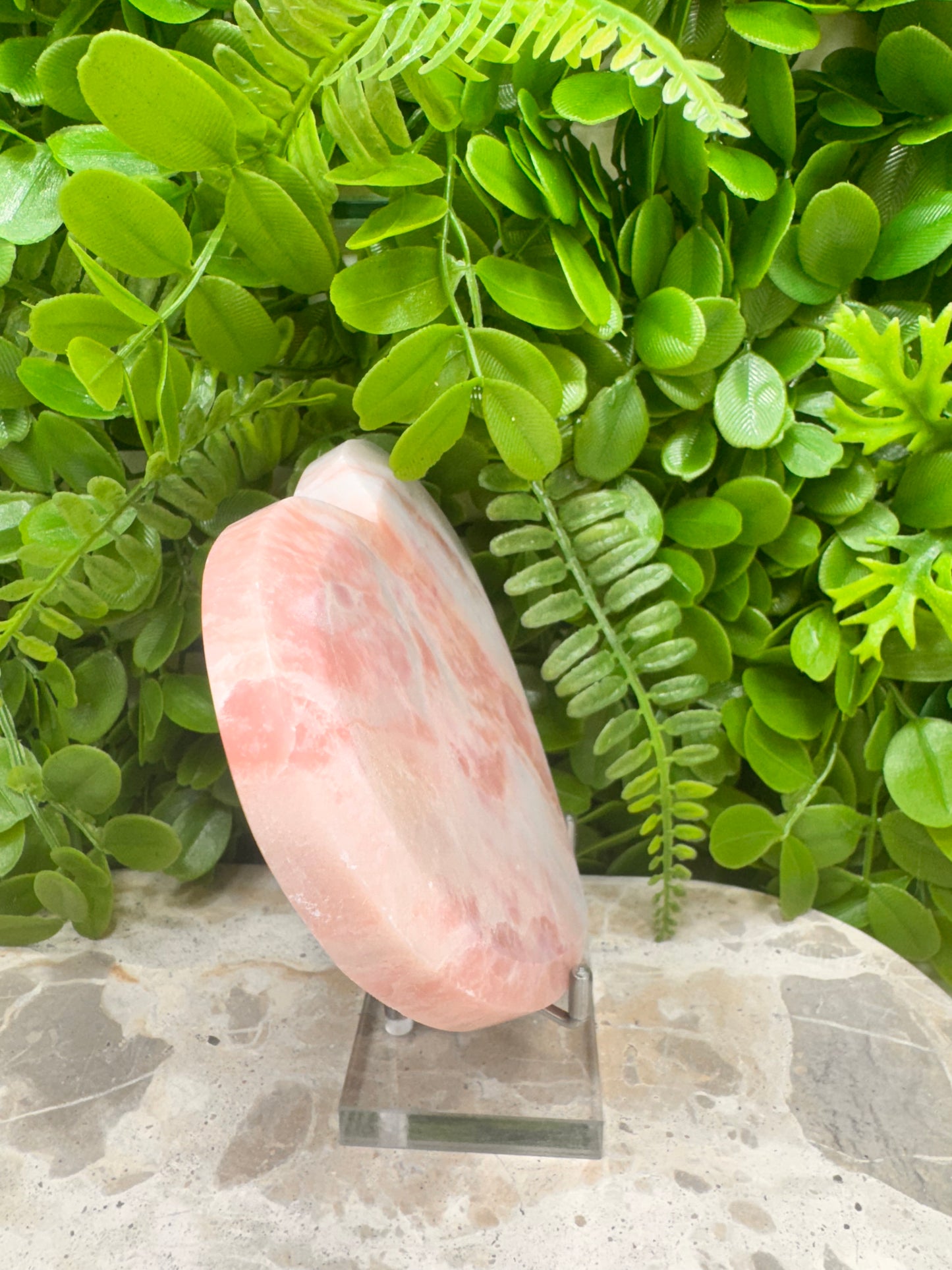 Pink Opal Heart 500g
