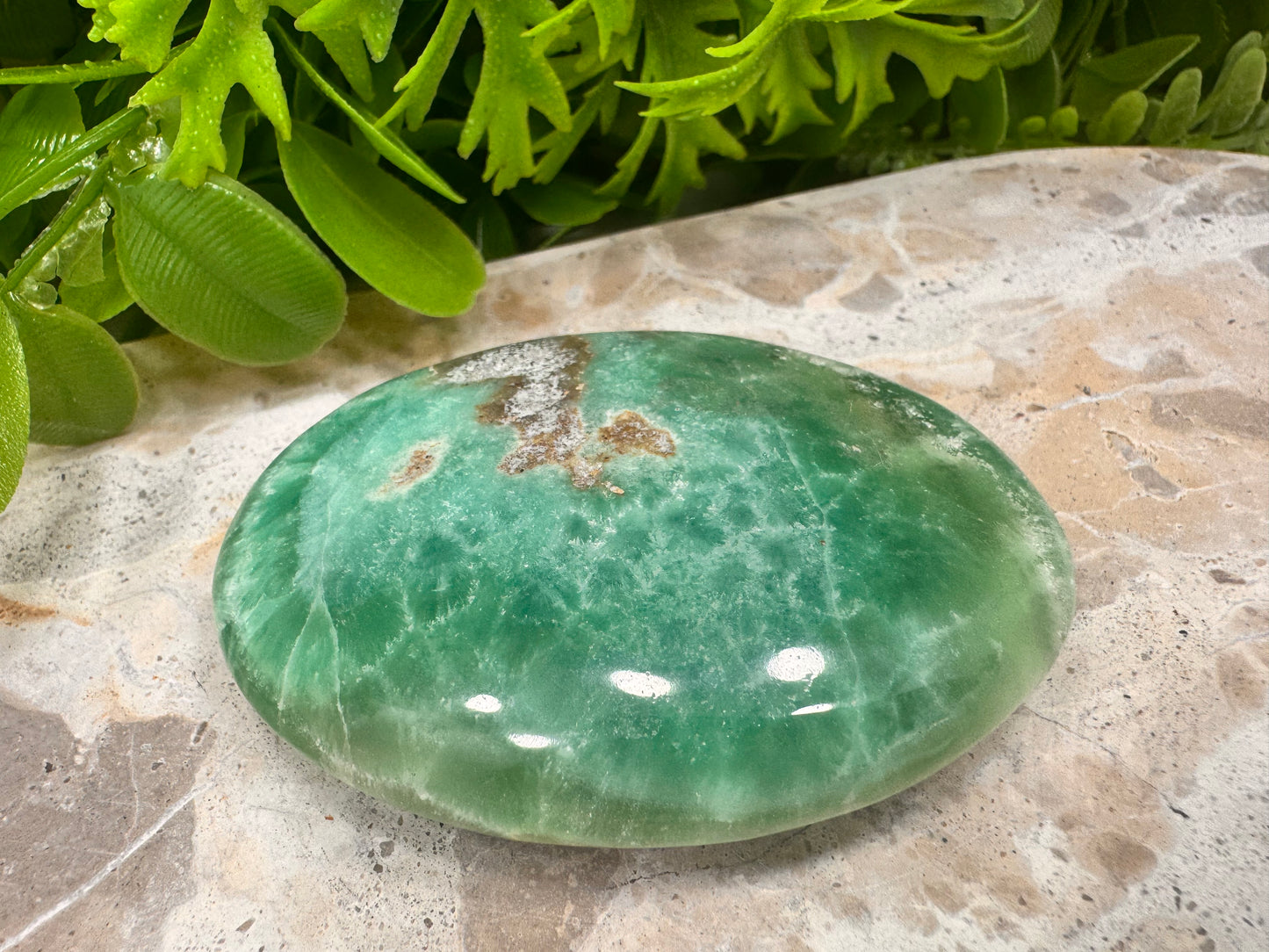 Smithsonite Palm Stone 124g