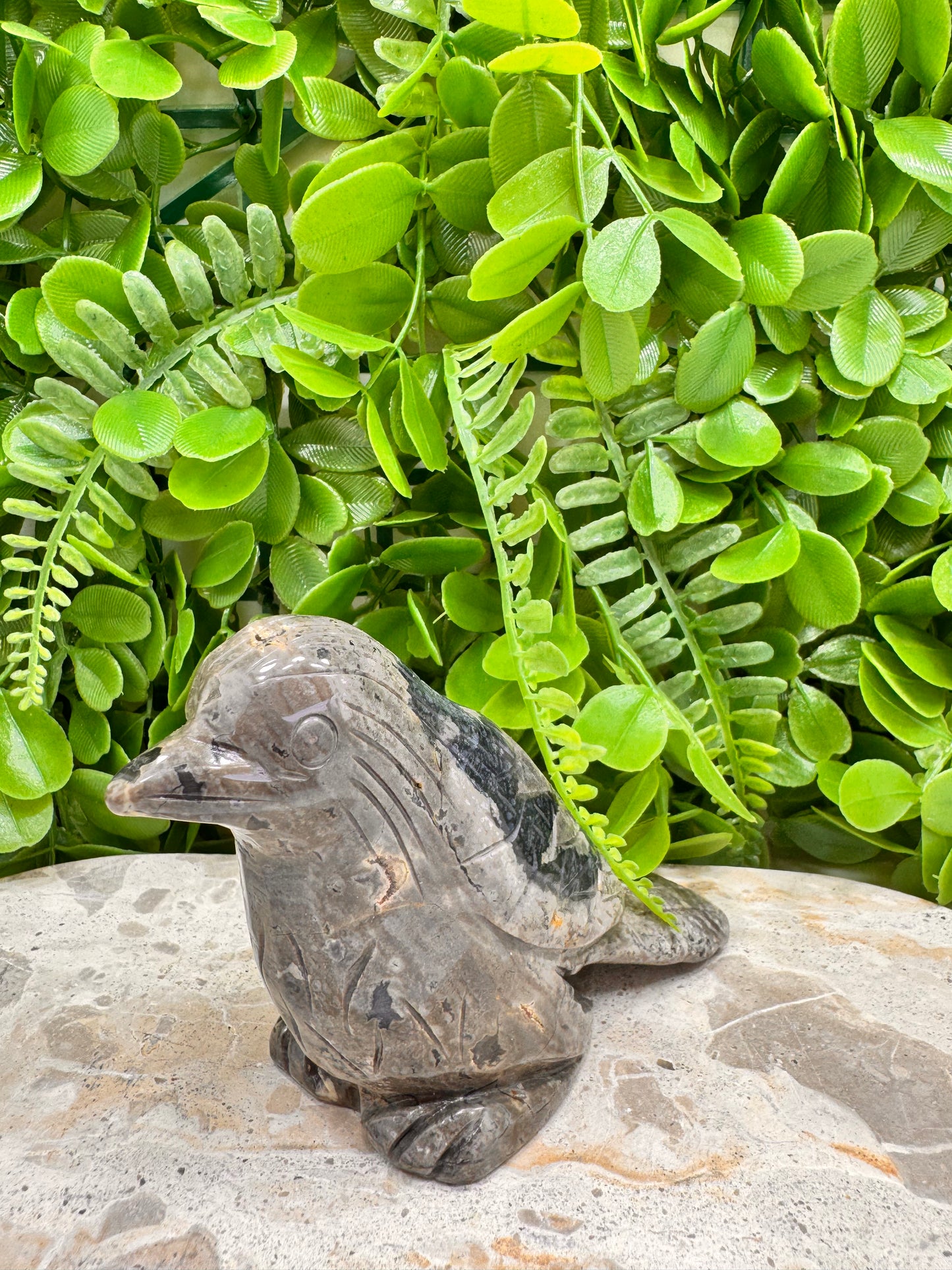 Volcanic Agate Bird 368g