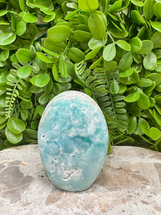 Standing Blue Aragonite 316g