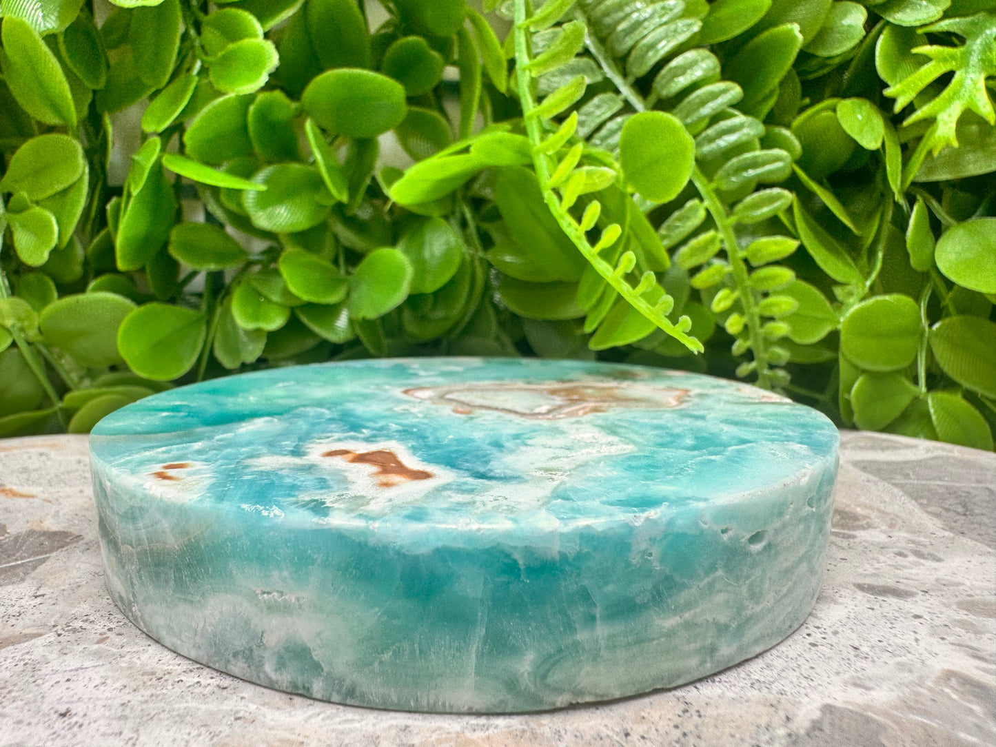 Aragonite/Smithsonite Disc 438g