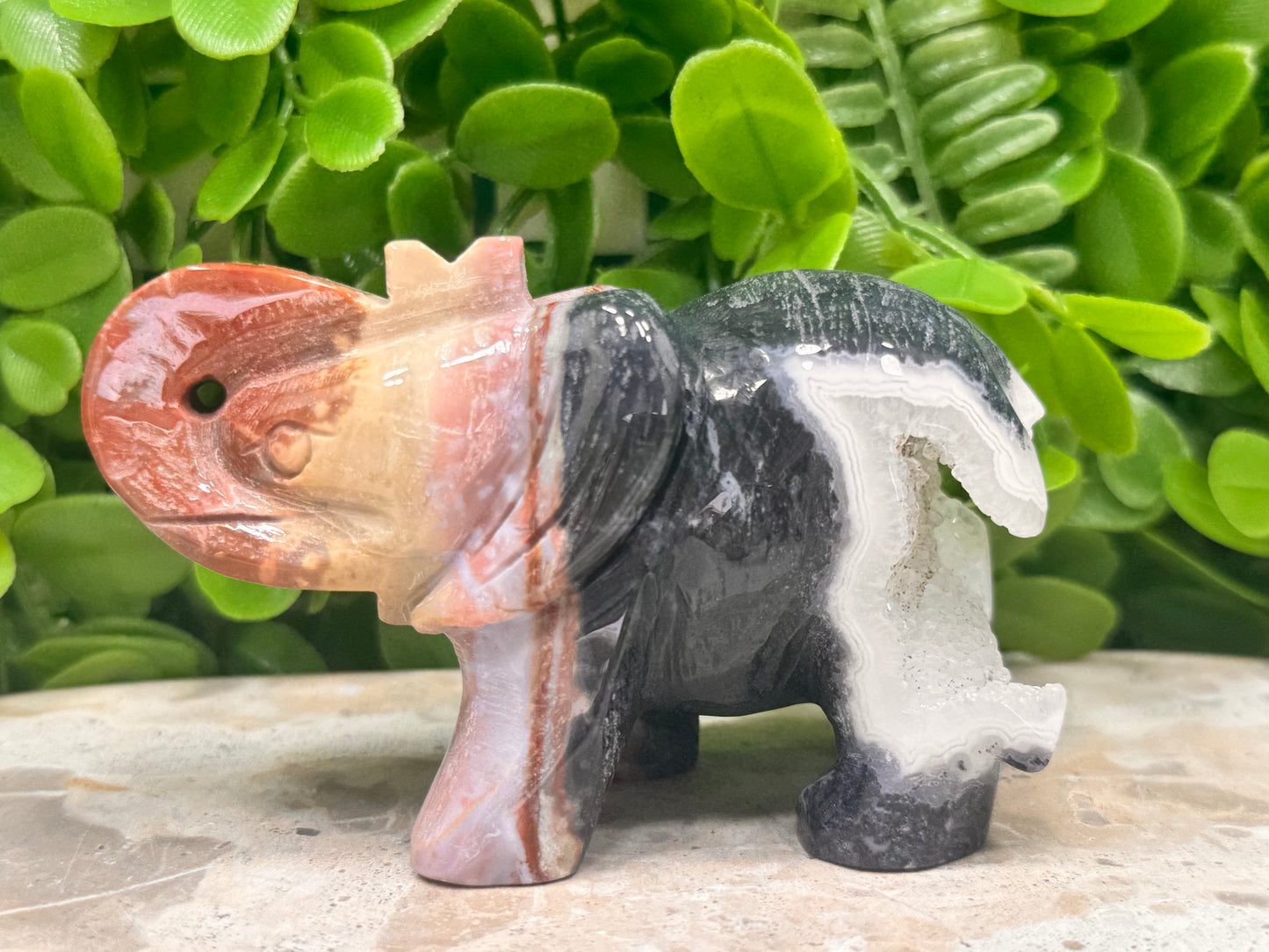 Ocean Jasper Elephant 362g