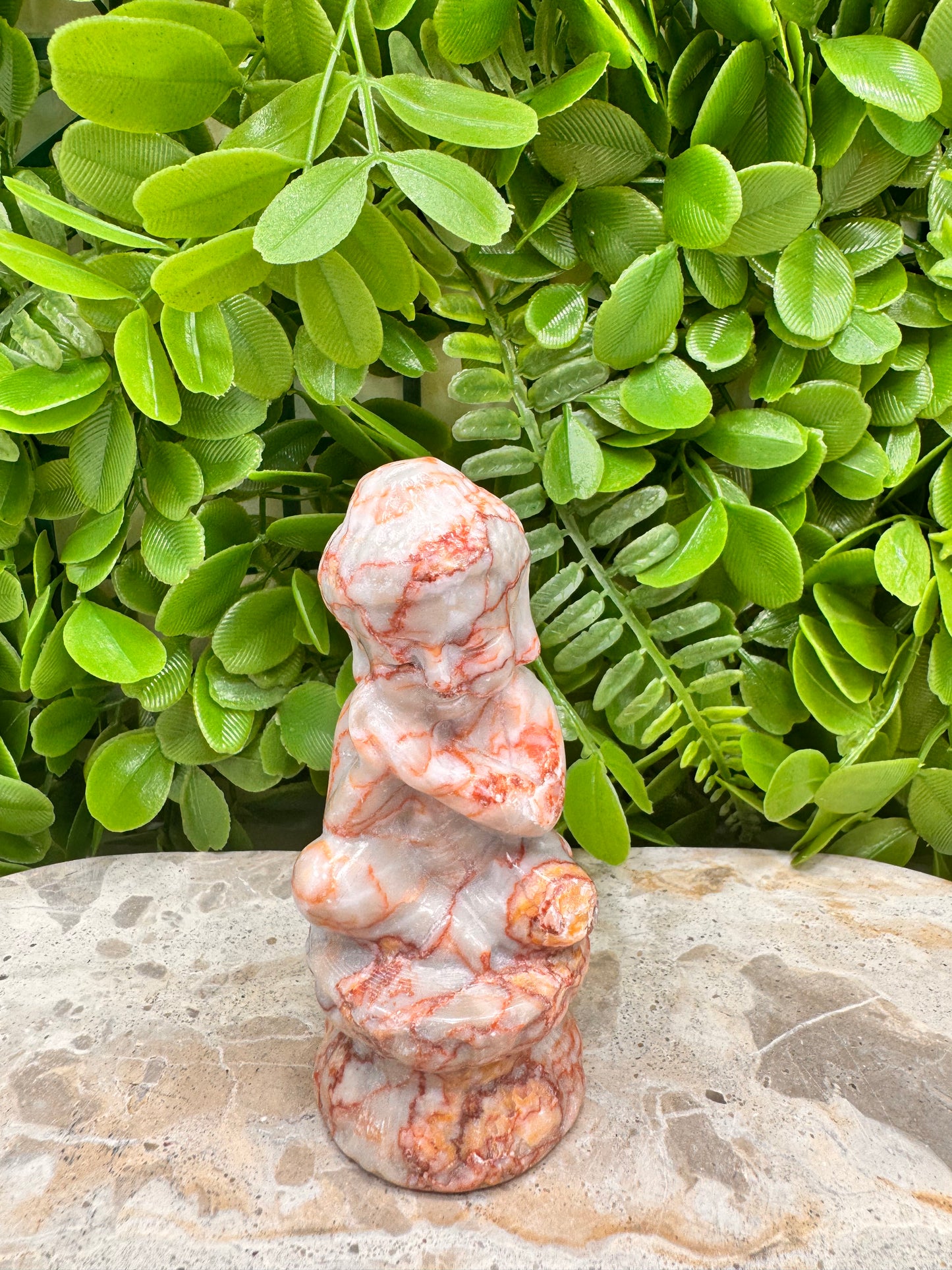 Red Vein Jasper Buddha 214g