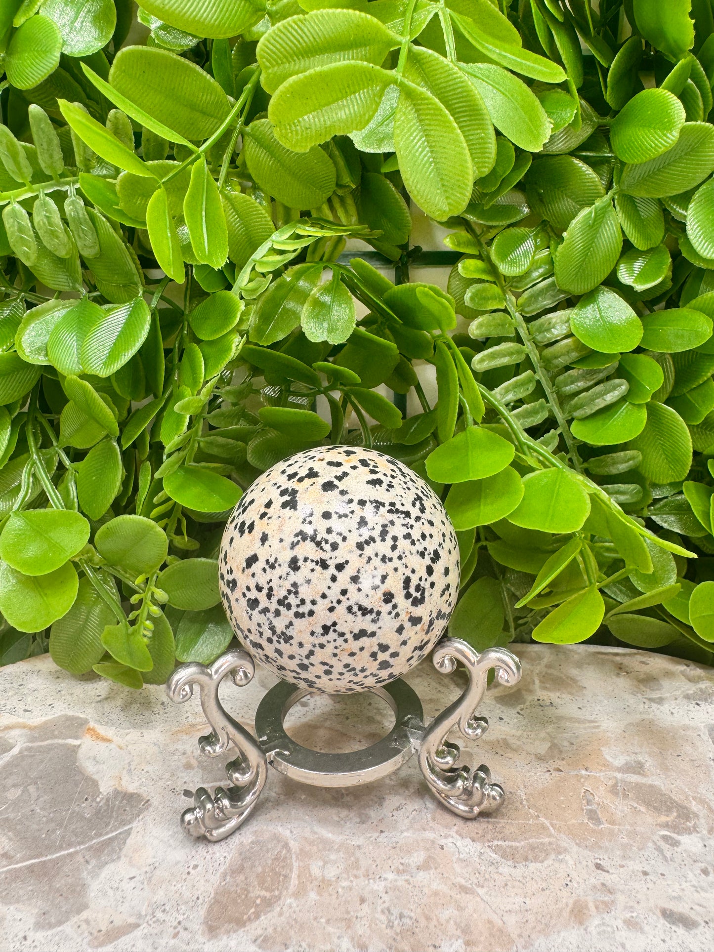 Dalmation Jasper Sphere 202g