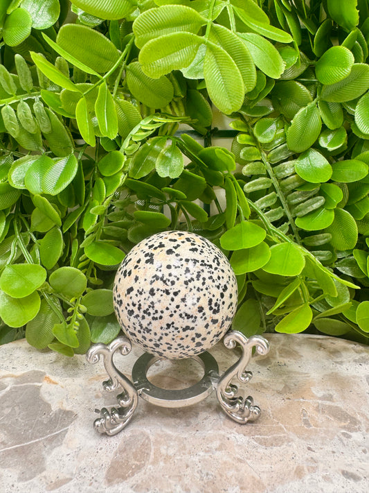 Dalmation Jasper Sphere 202g