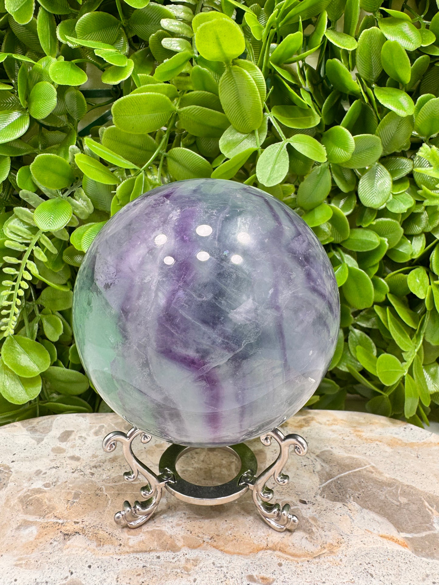 Fluorite Sphere 1342g